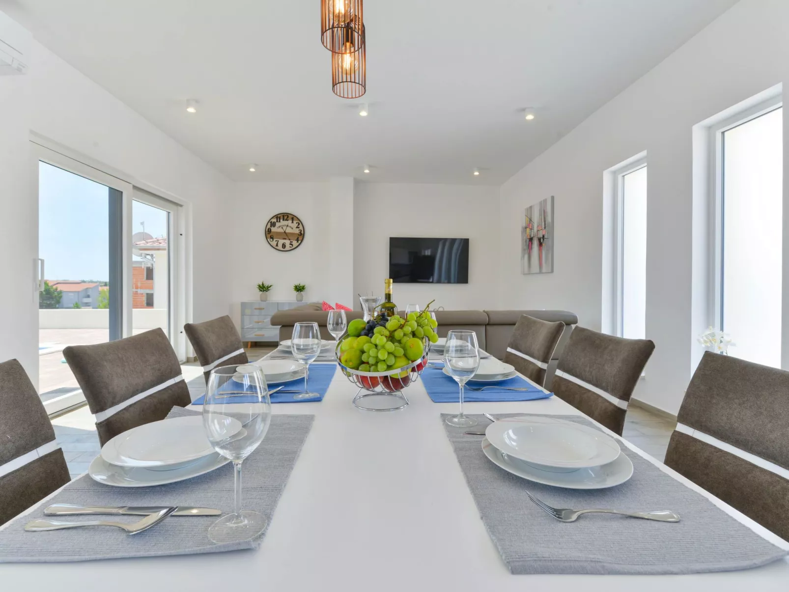 Villa in Vrsi 01 mit beheiztem Pool - TA Leut Agency-Dedans