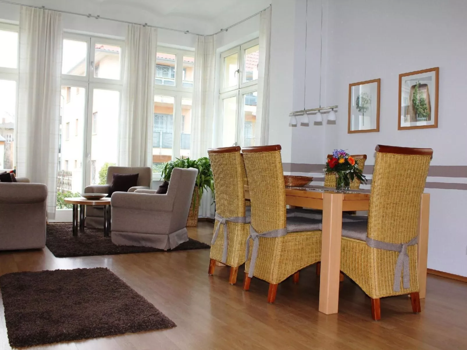 Appartemen in trestaurierte Bädervilla Quisisana-Inside