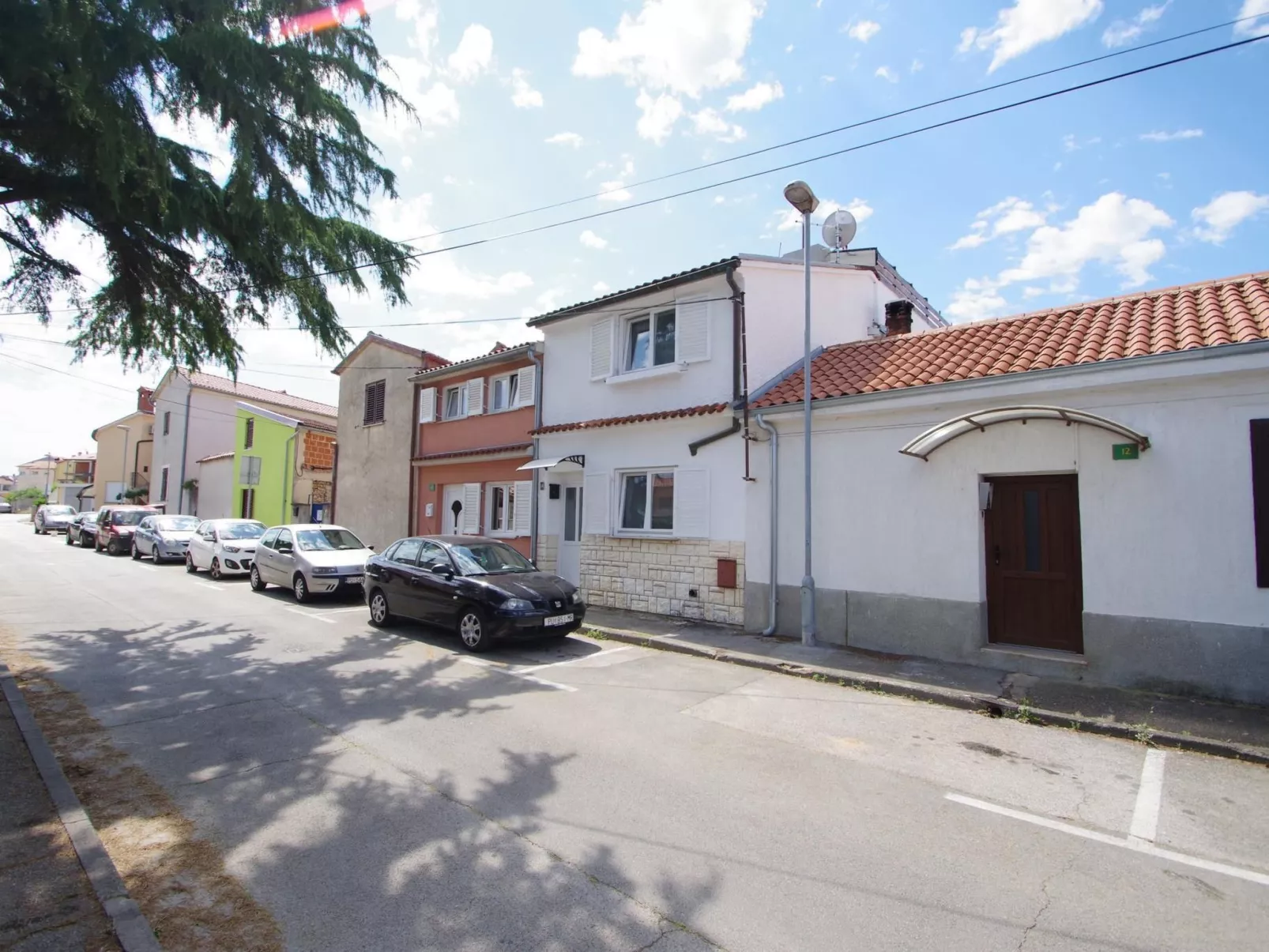 In Pula mit großem Dachbalkon.-Outside