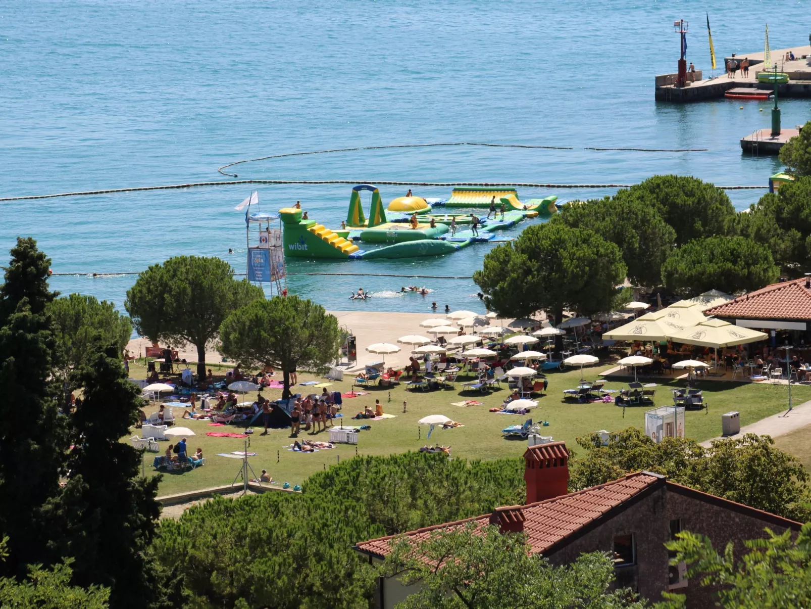 Appartement Silvia mit Terrasse und Meerblick-Draußen