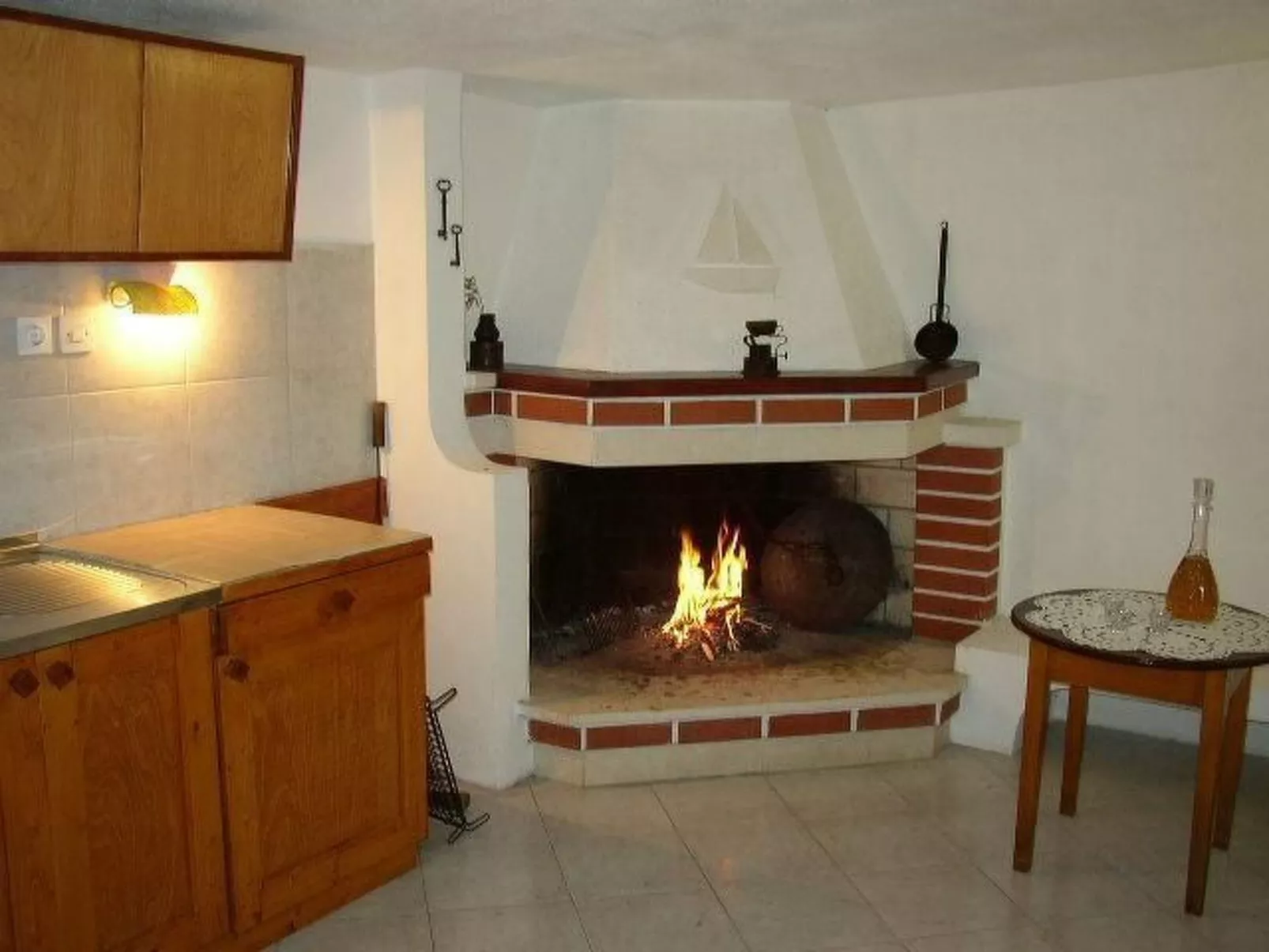 Wohnung im Hochparterre-Drinnen