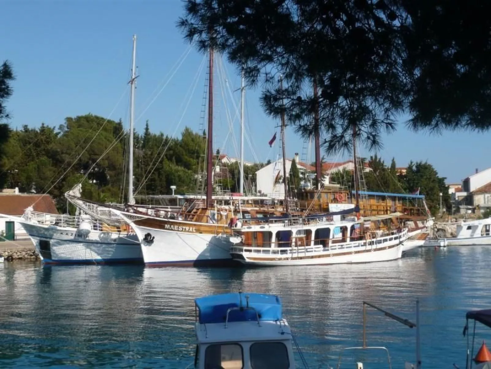 "Mia" mit Blick auf das Wasser-Draußen
