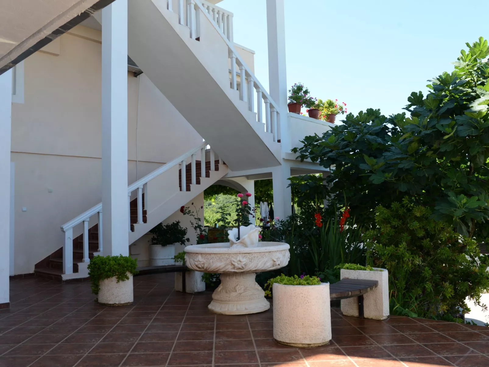 Studio mit Meerblick vom privaten Balkon - Dehors
