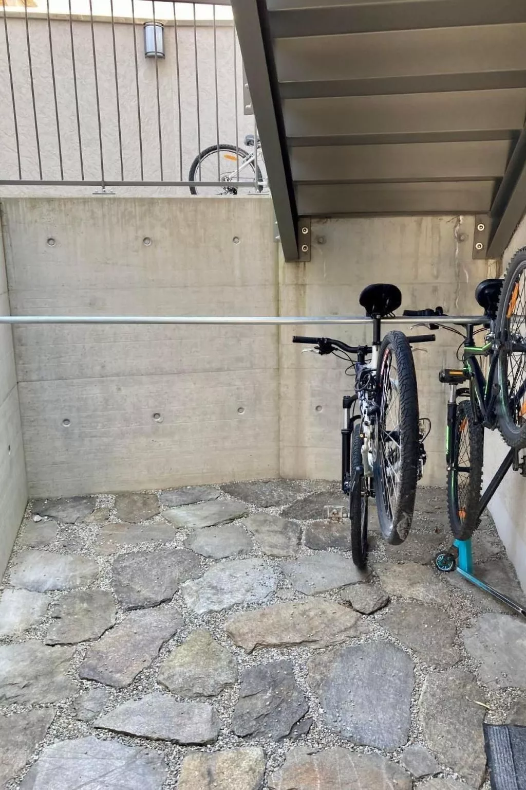 Mit Bergblick-Dehors