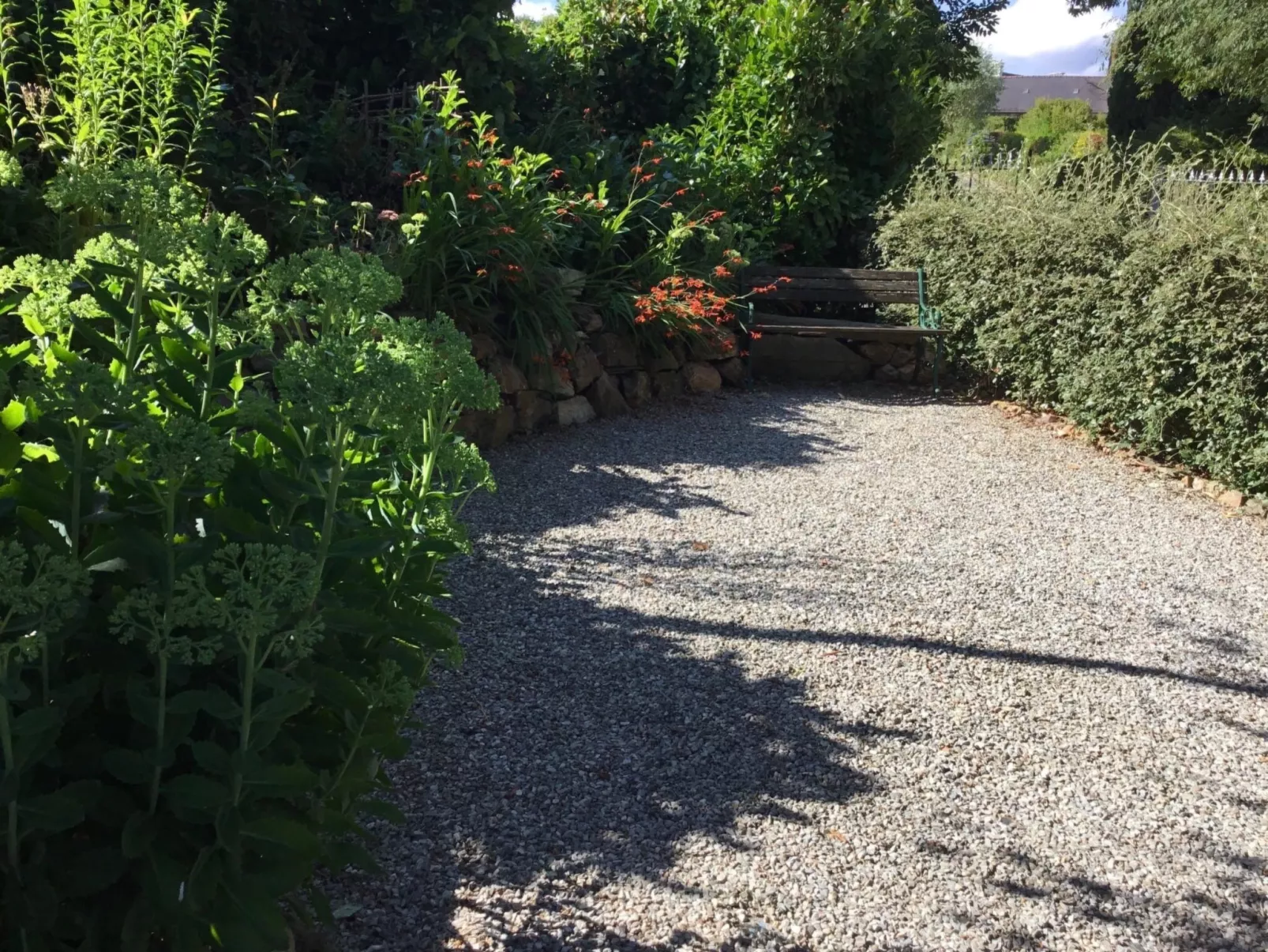 Kleiner Kokon mit seinem geheimen Garten-Outside