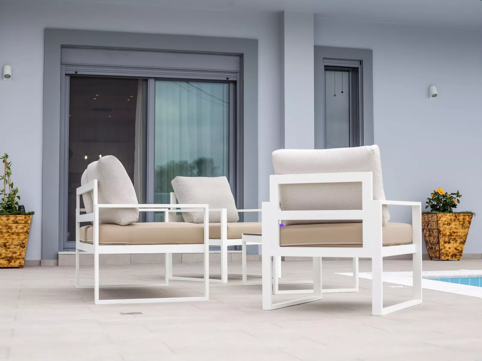 Mit eigenem Garten und Grill-Dehors