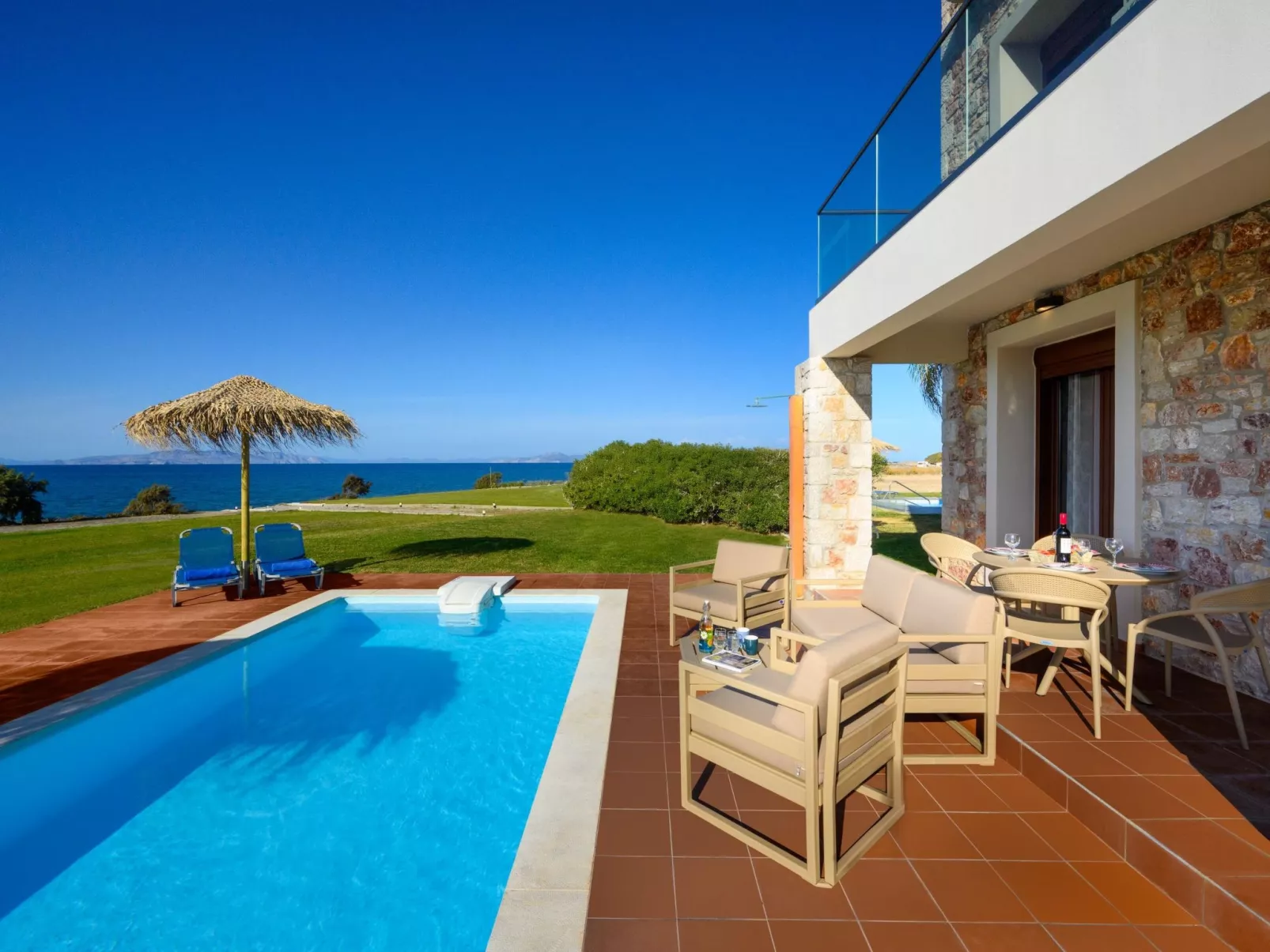 Wunderschöne Steinvilla Attalos-Dehors