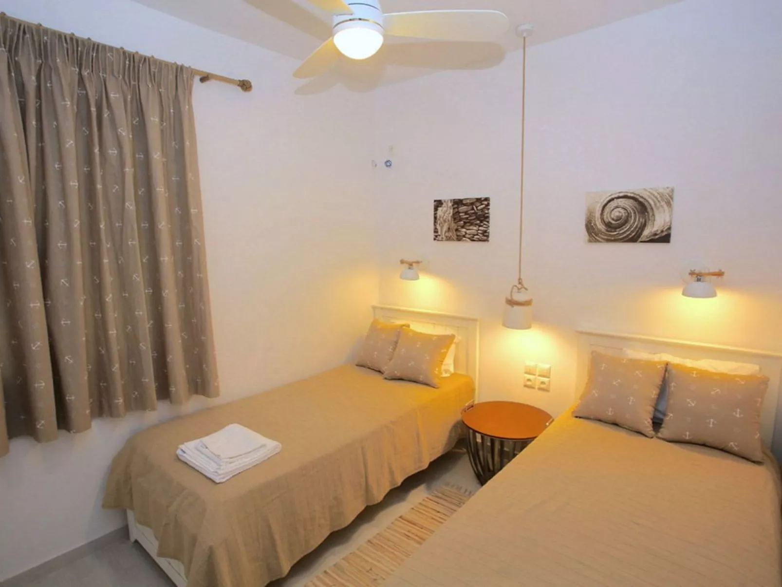 Ruhig gelegene Wohnung mit Meerblick an einem abgelegenen Strand-Dedans