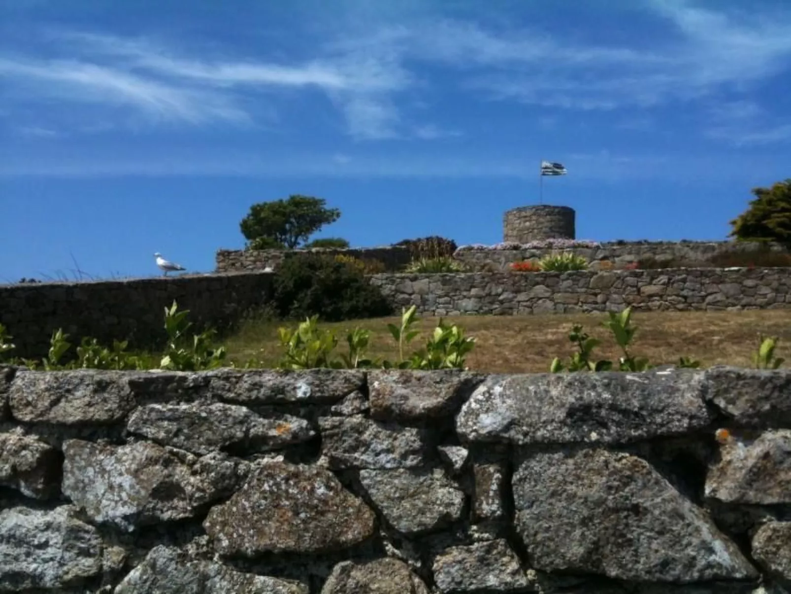 Ebenerdiges Haus am Meer-Draußen