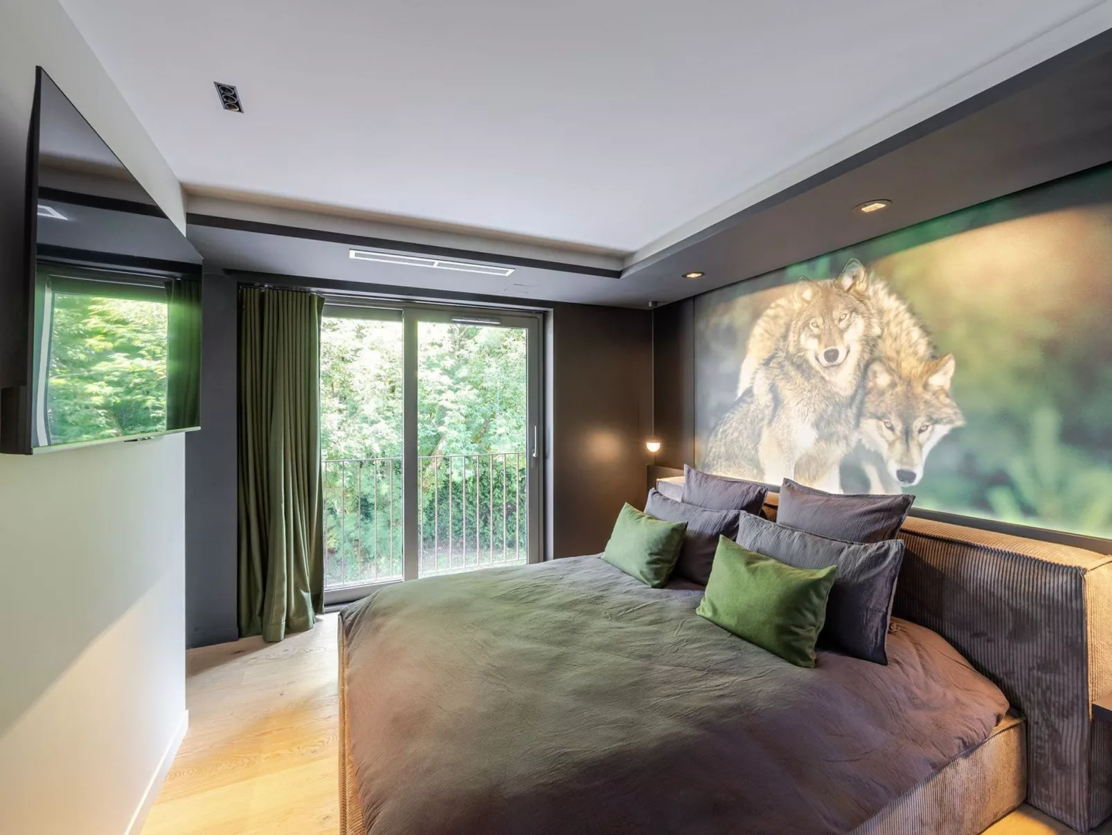 Loge aux Loups, Innenpool, Sauna, nahe am See-Inside