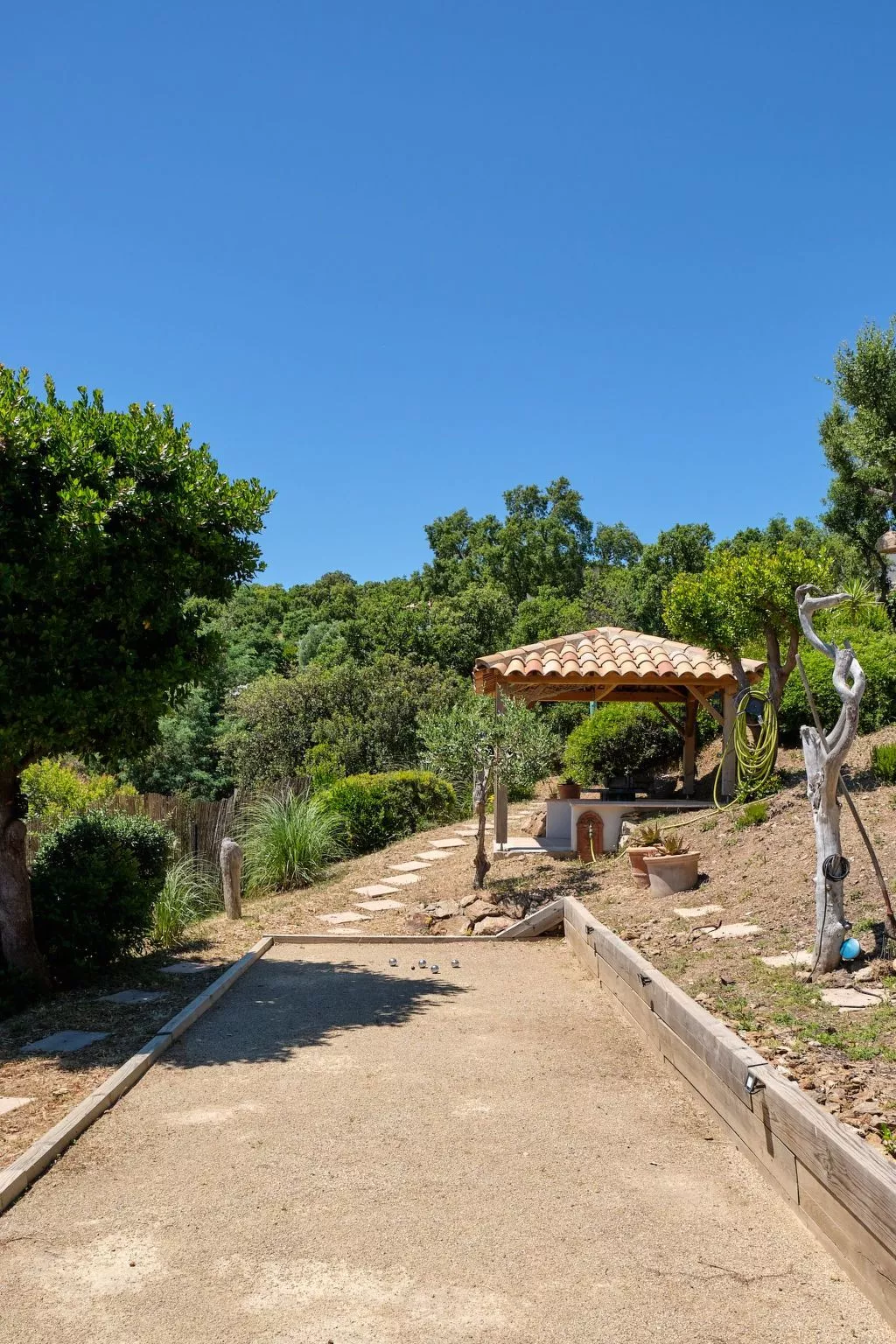 950m vom Meer, herrlicher MEERESBLICK, Pool, Jac-Draußen