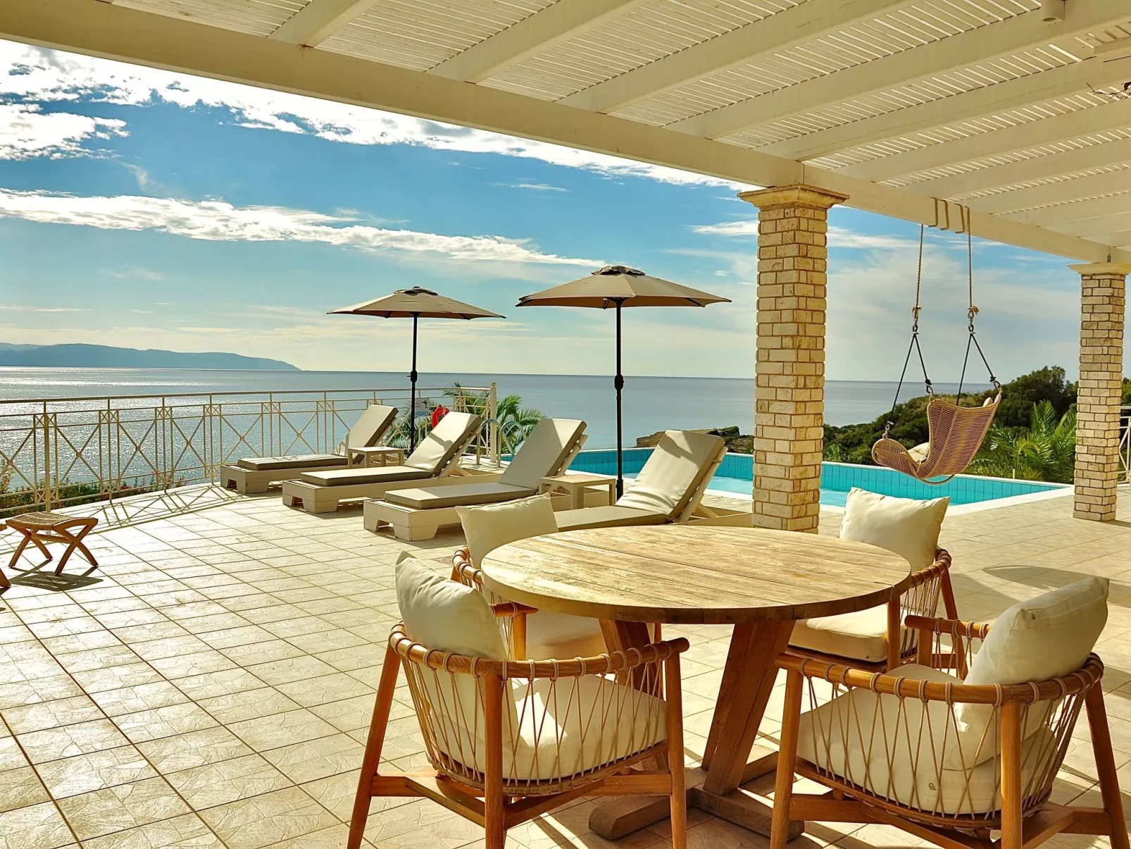 Steinvilla in Kefaloniaprivatevillas-Dehors