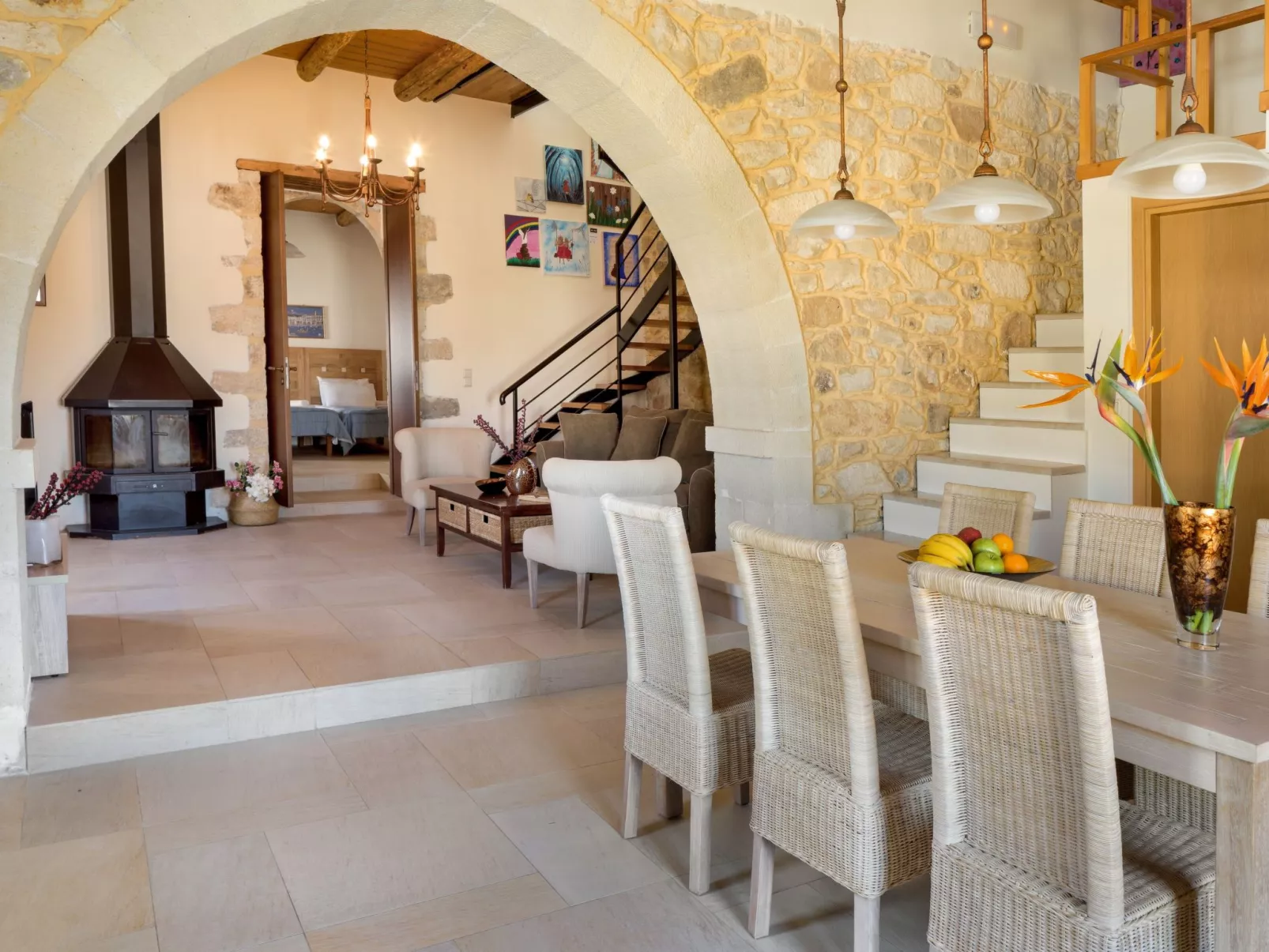 "Villa Aladanos" mit privatem Pool-Inside