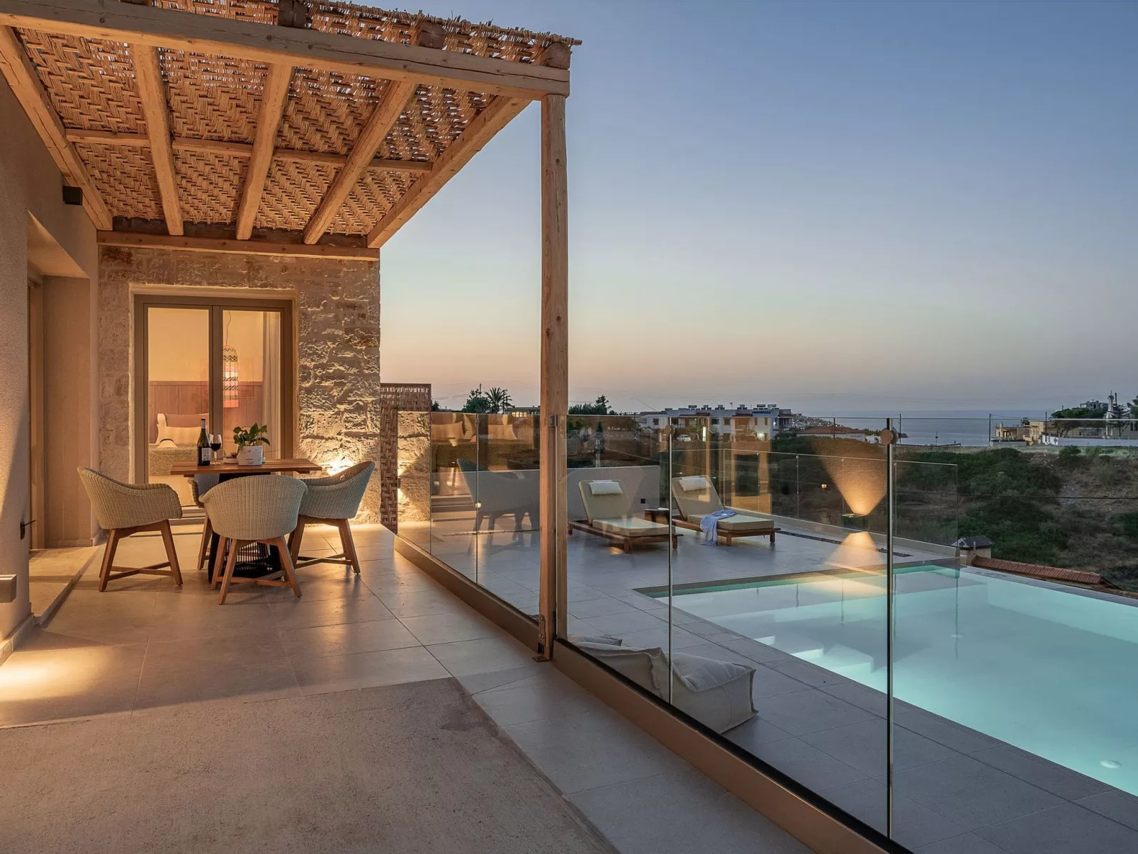 Haus in Gazi mit privatem Parkplatz und herrlicher Aussicht-Draußen