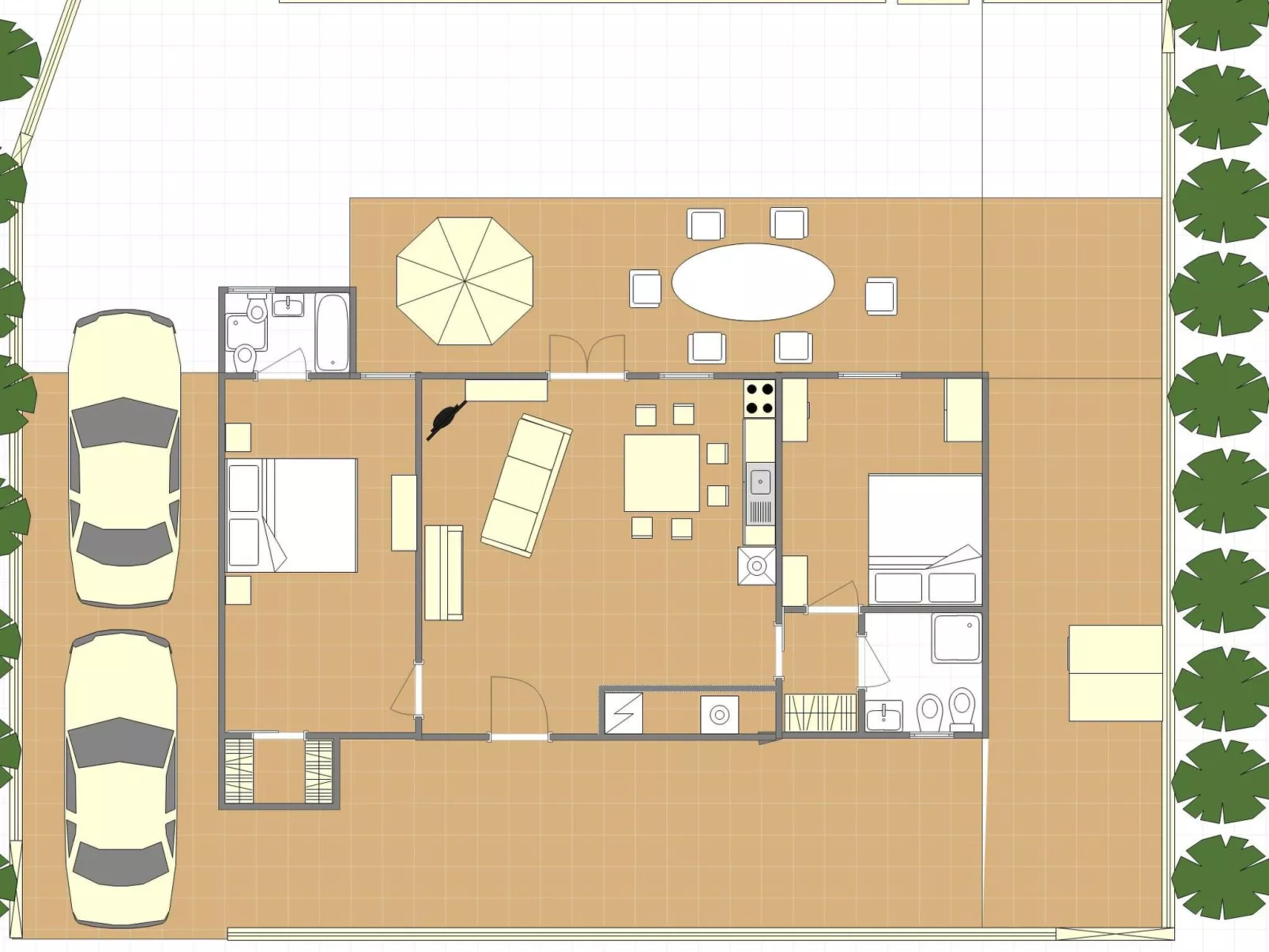 Haus in Ostra mit privatem Pool-Inside