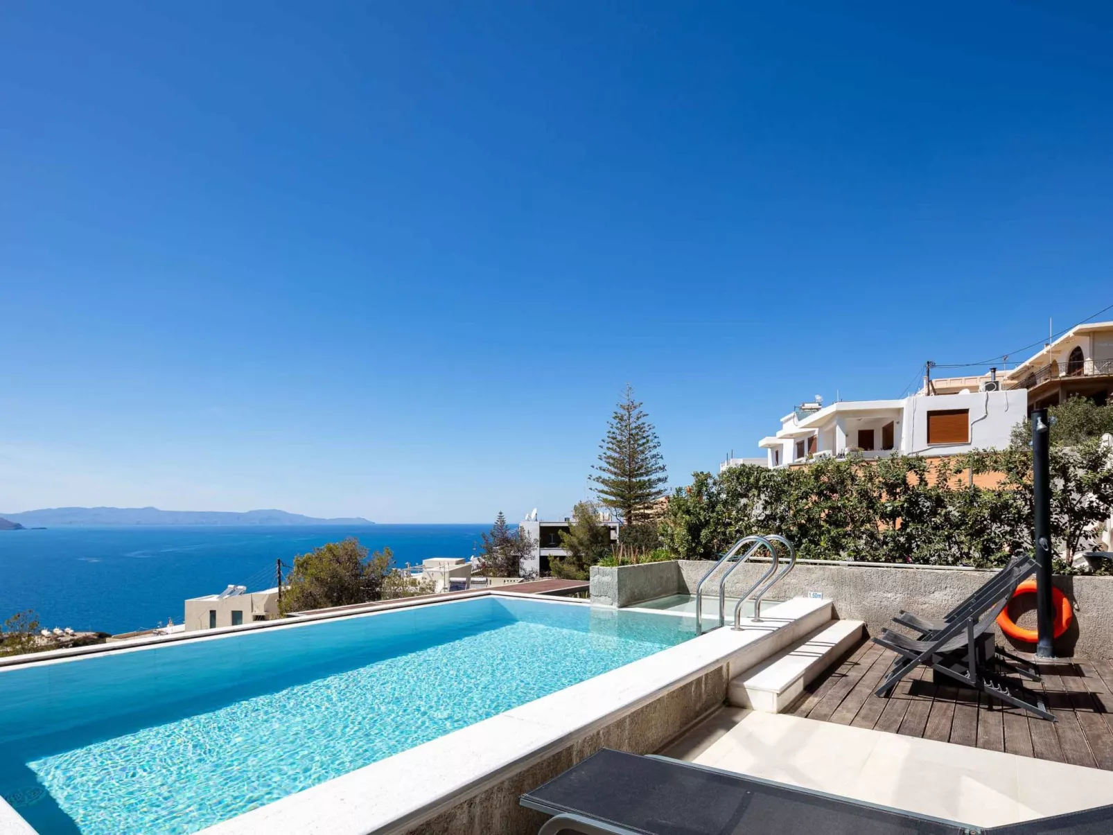 Omnia Villa 2 - ''Beheizter'' Pool, herrlicher Meerblick-Draußen