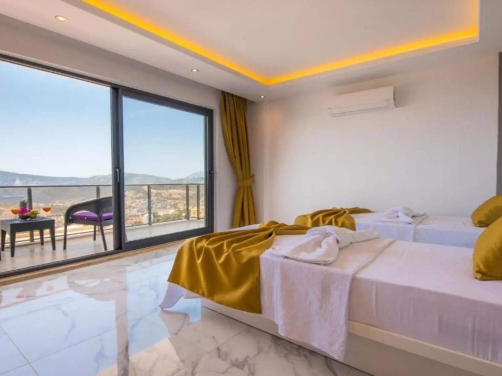 Meerblick Villa-Drinnen