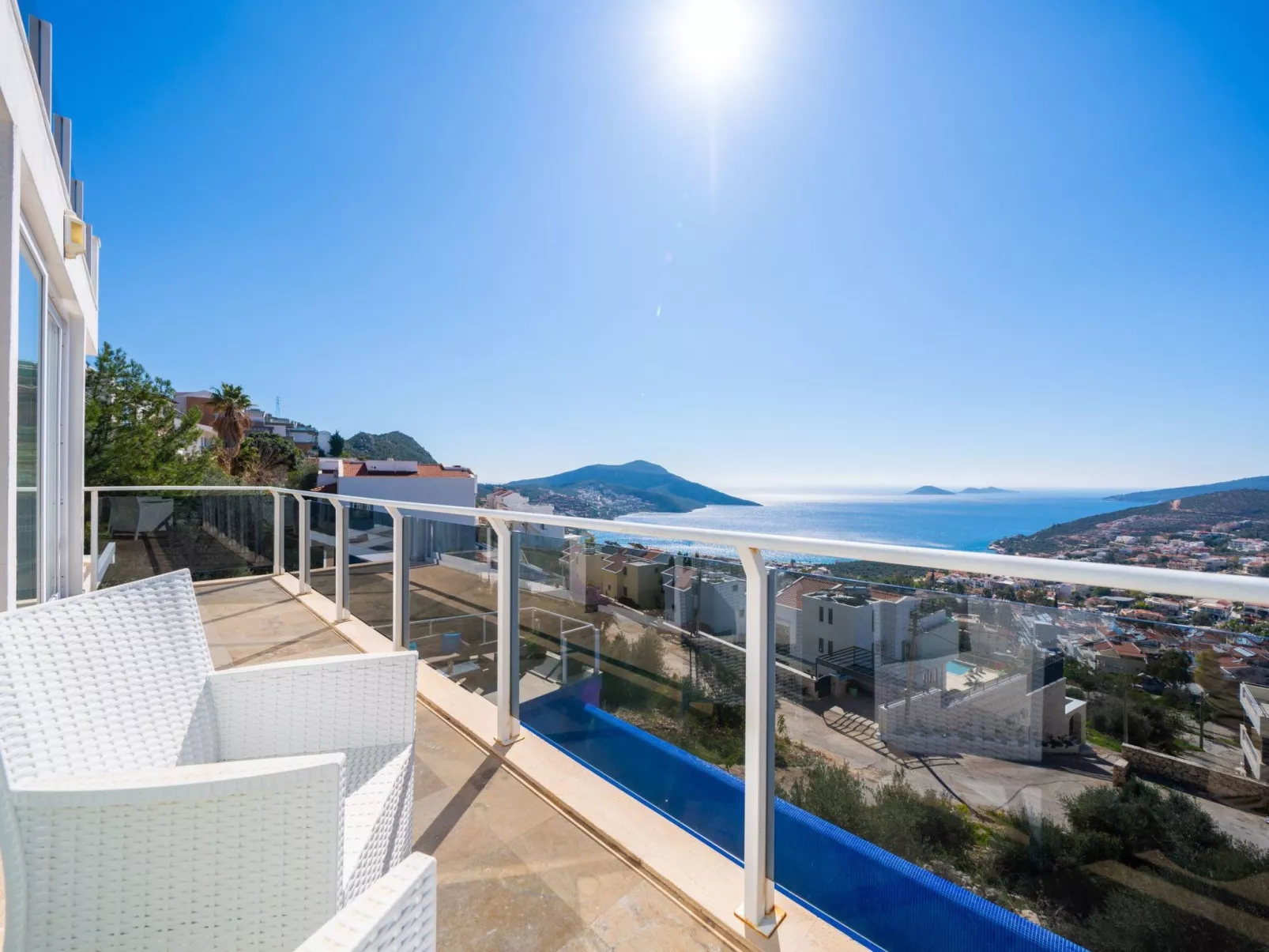 Luxuriöse Villa mit Meerblick in Kalkan Kalamar-Outside