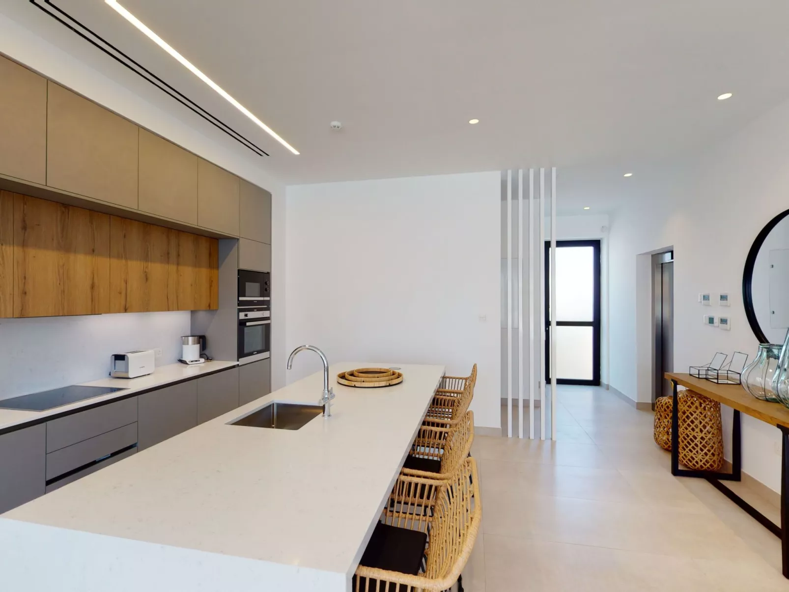 Periyiali Resort - Seitlicher Meerblick Villa Cleo - 16-Drinnen