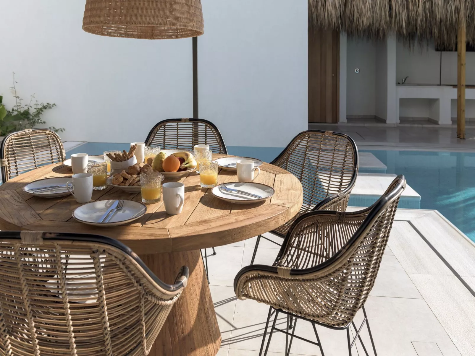 Ferienvilla Adam mit Pool-Outside