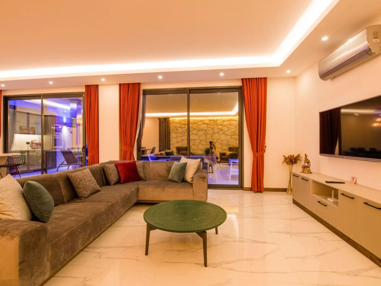 Villa Niro in Kalkan Incebel-Drinnen