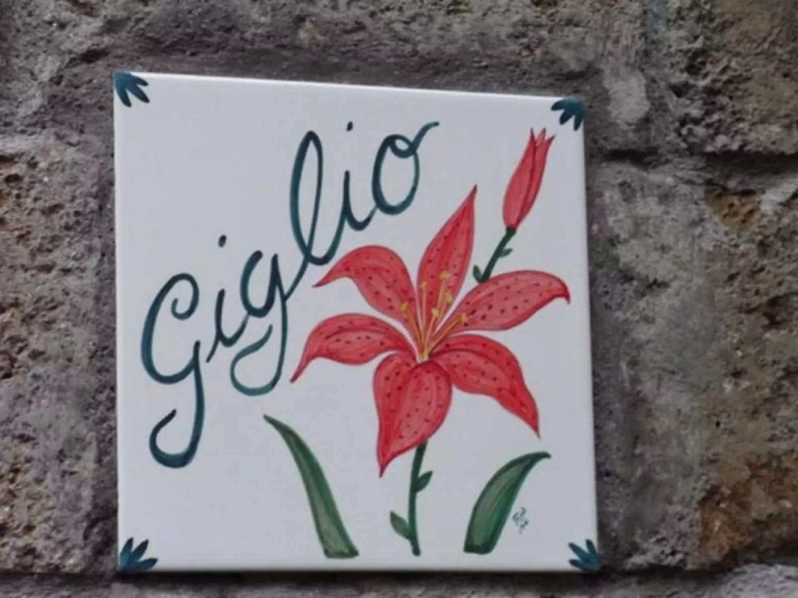 Wohnung 'Giglio' mit privatem Garten-Outside