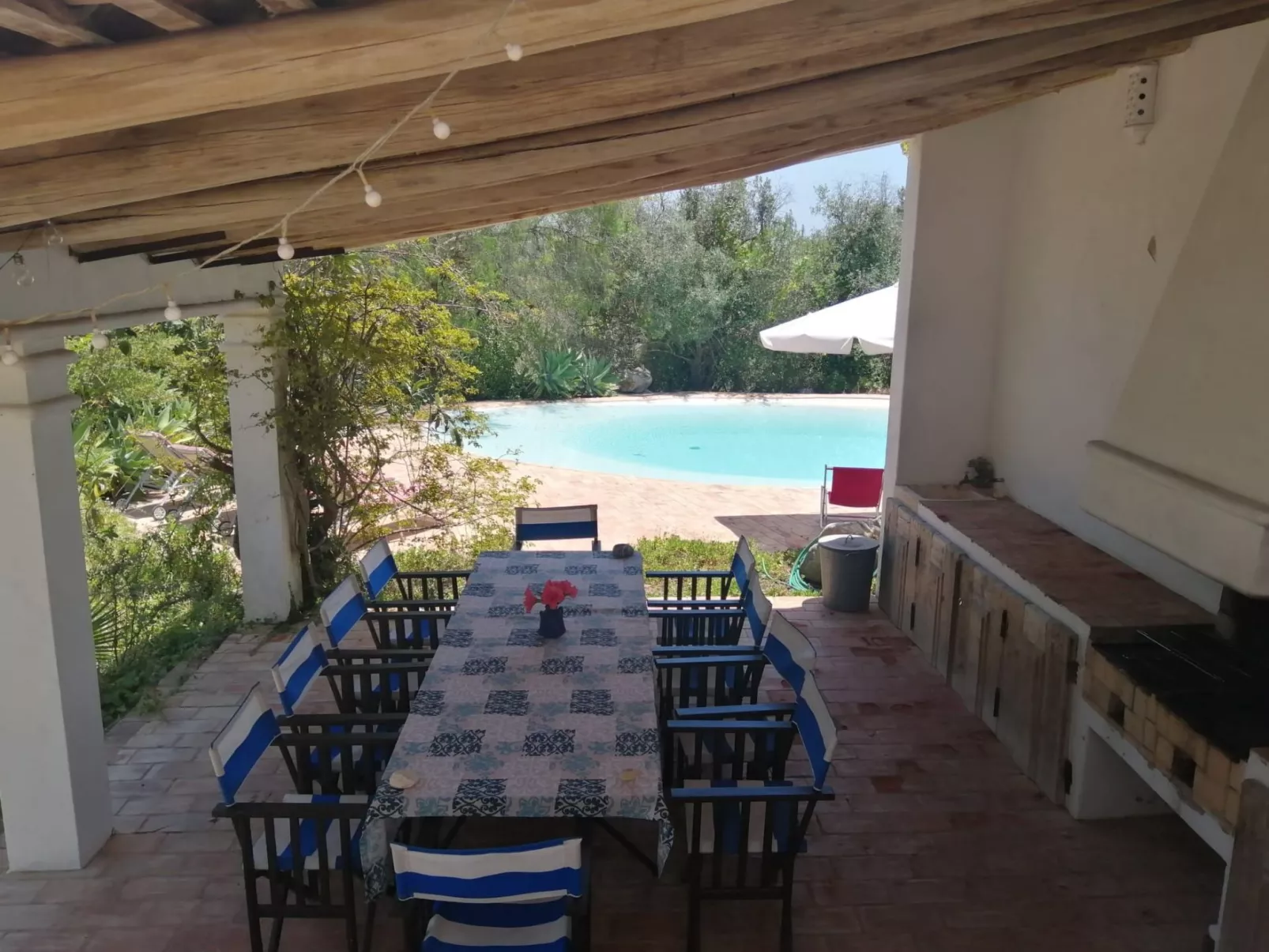 "Quinta do Sol" mit Kamin-Draußen