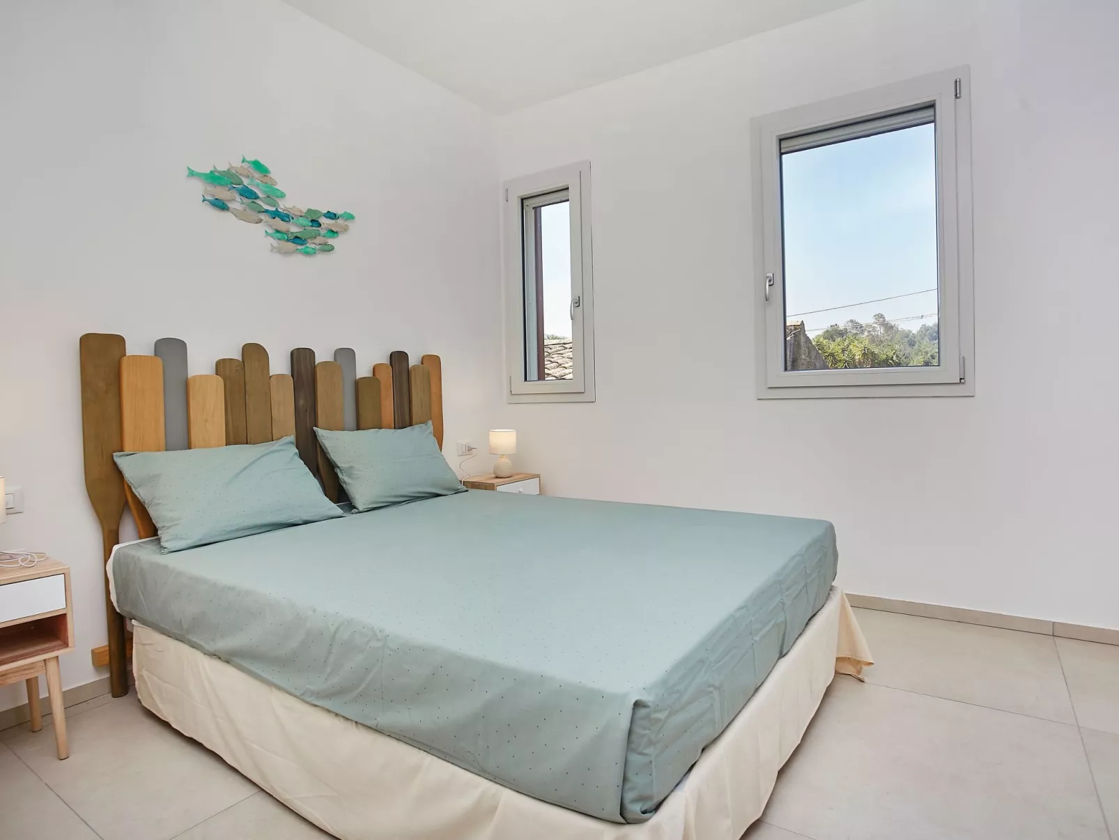 Grüne Wohnung 1 Stockwerk-Inside