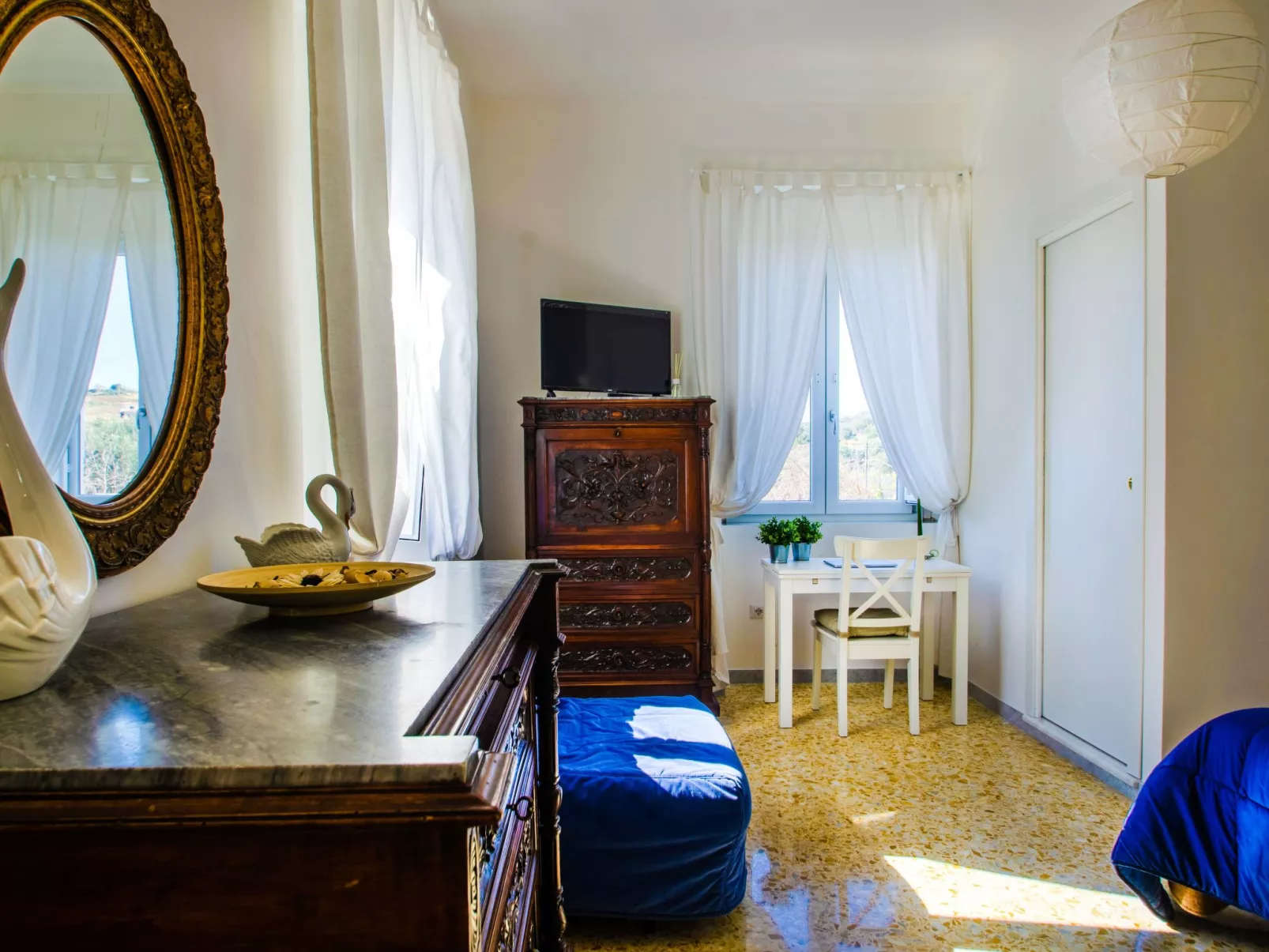 Il Mulino - Zweizimmerwohnung im Zentrum von Ceraso mit Kochnische, bis zu 3 Pe-Dedans