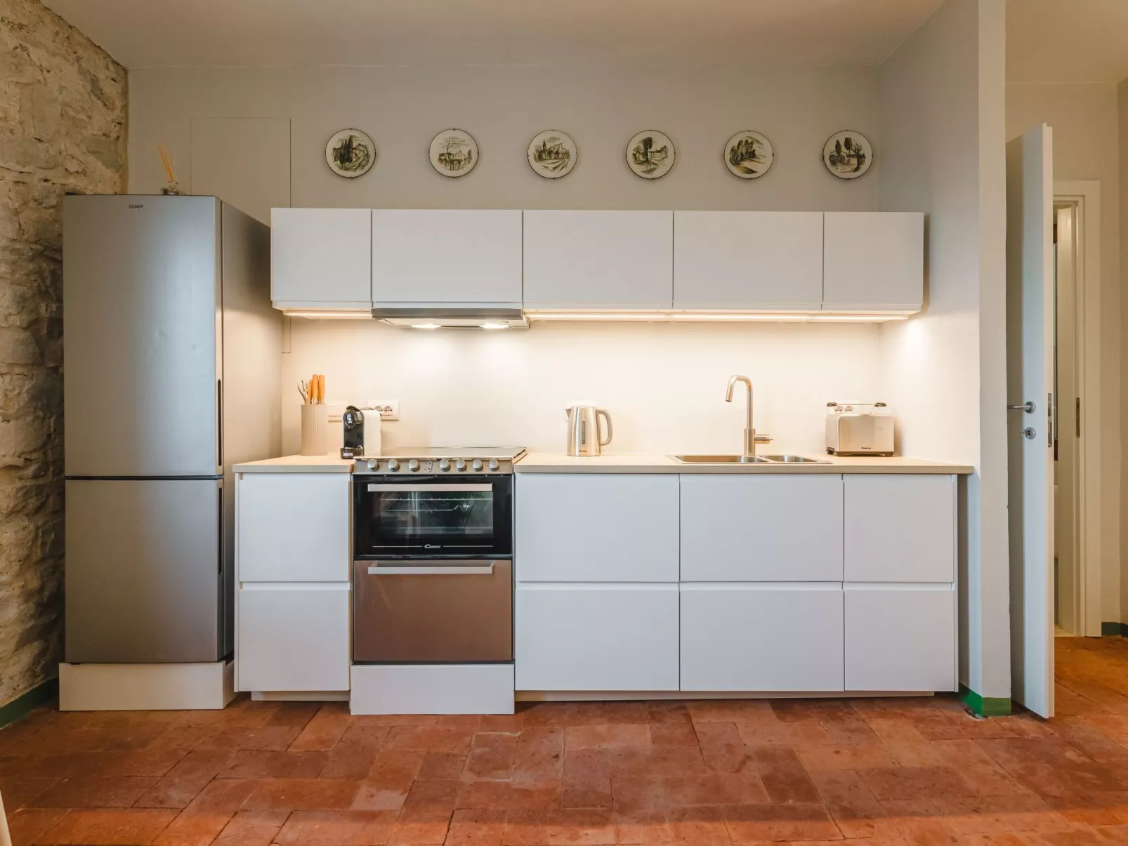 Mittelalterliche toskanische Unterkunft mit Aussicht und geräumigem Bad-Inside