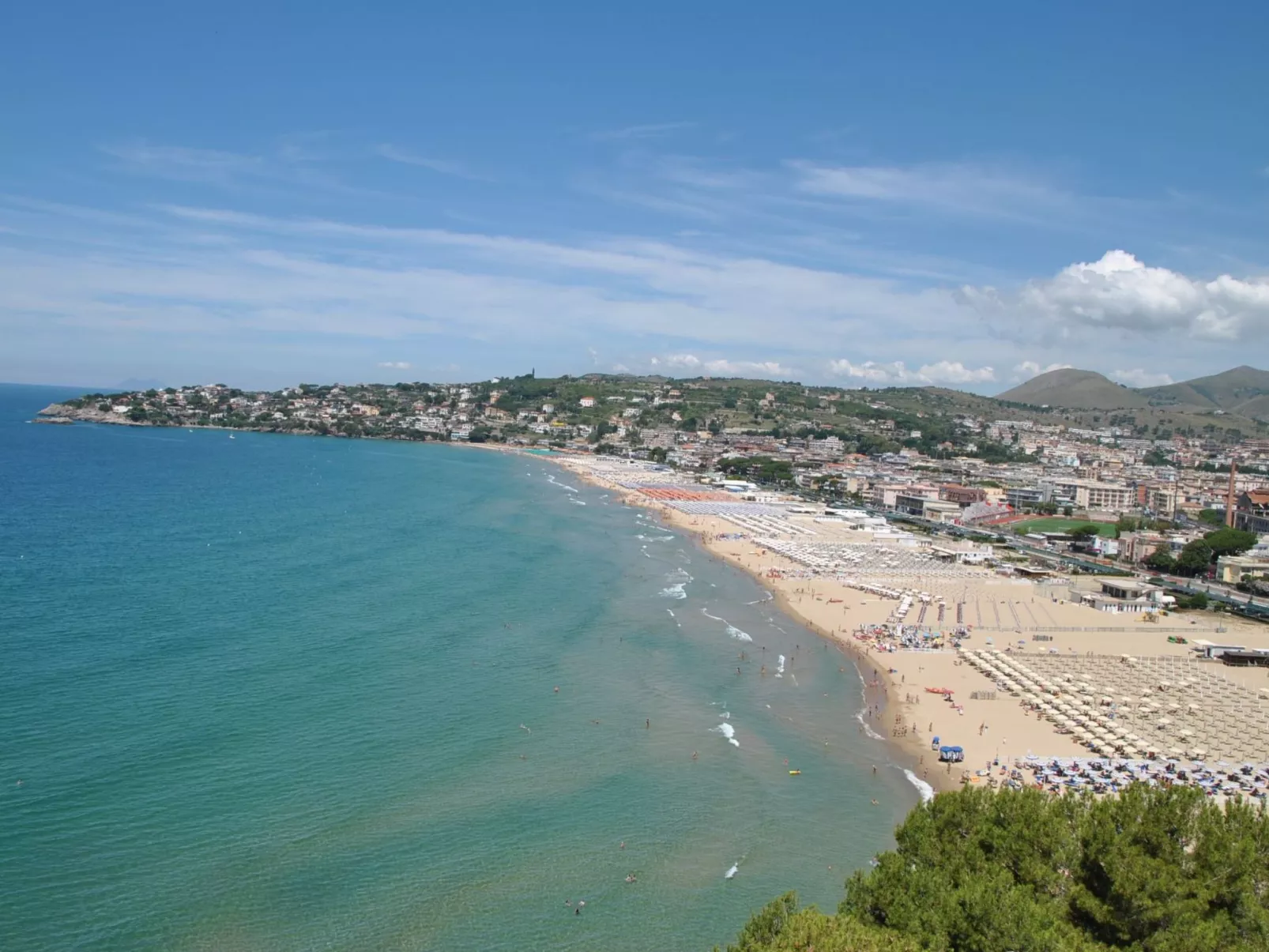 Domhaus mit Blick auf den Golf von Gaeta-Dehors