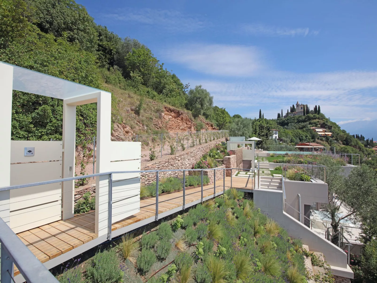 Exklusive Villa Agave mit Seeblick und privatem Pool-Draußen