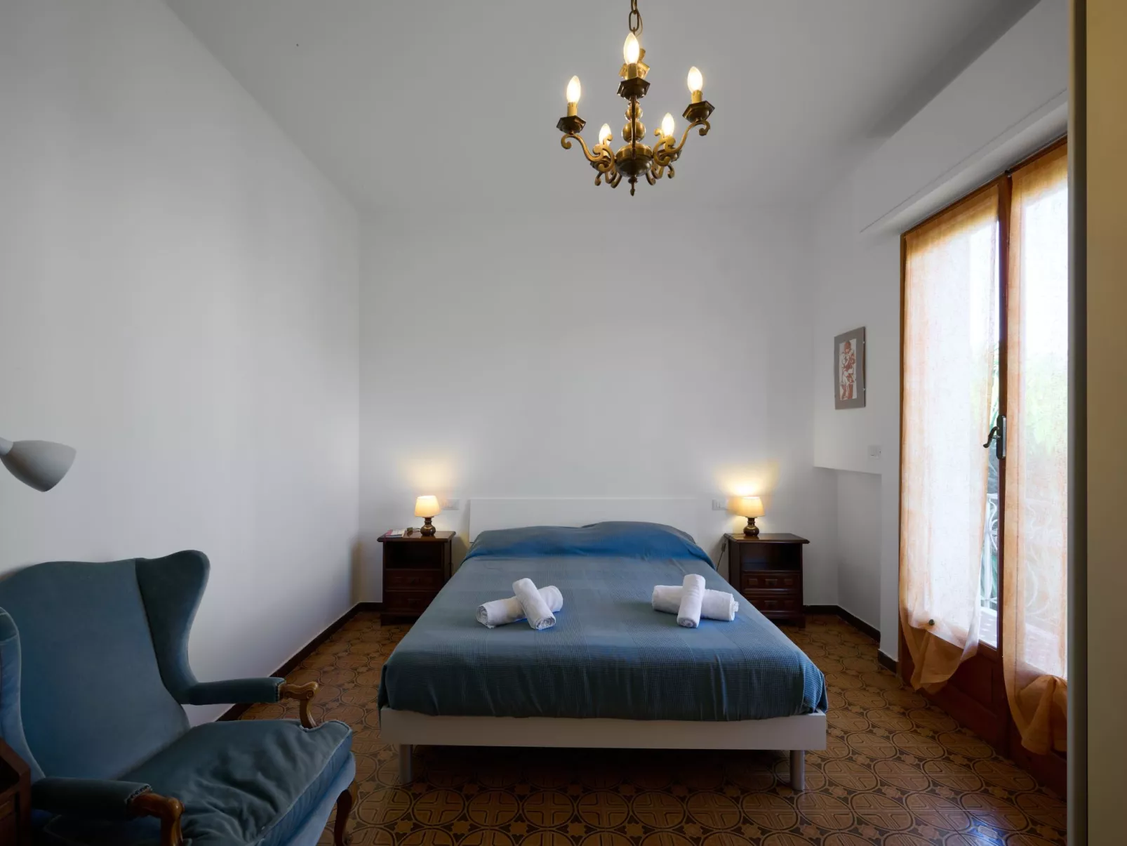 Villa Camilla Wohnung Terrasse-Drinnen