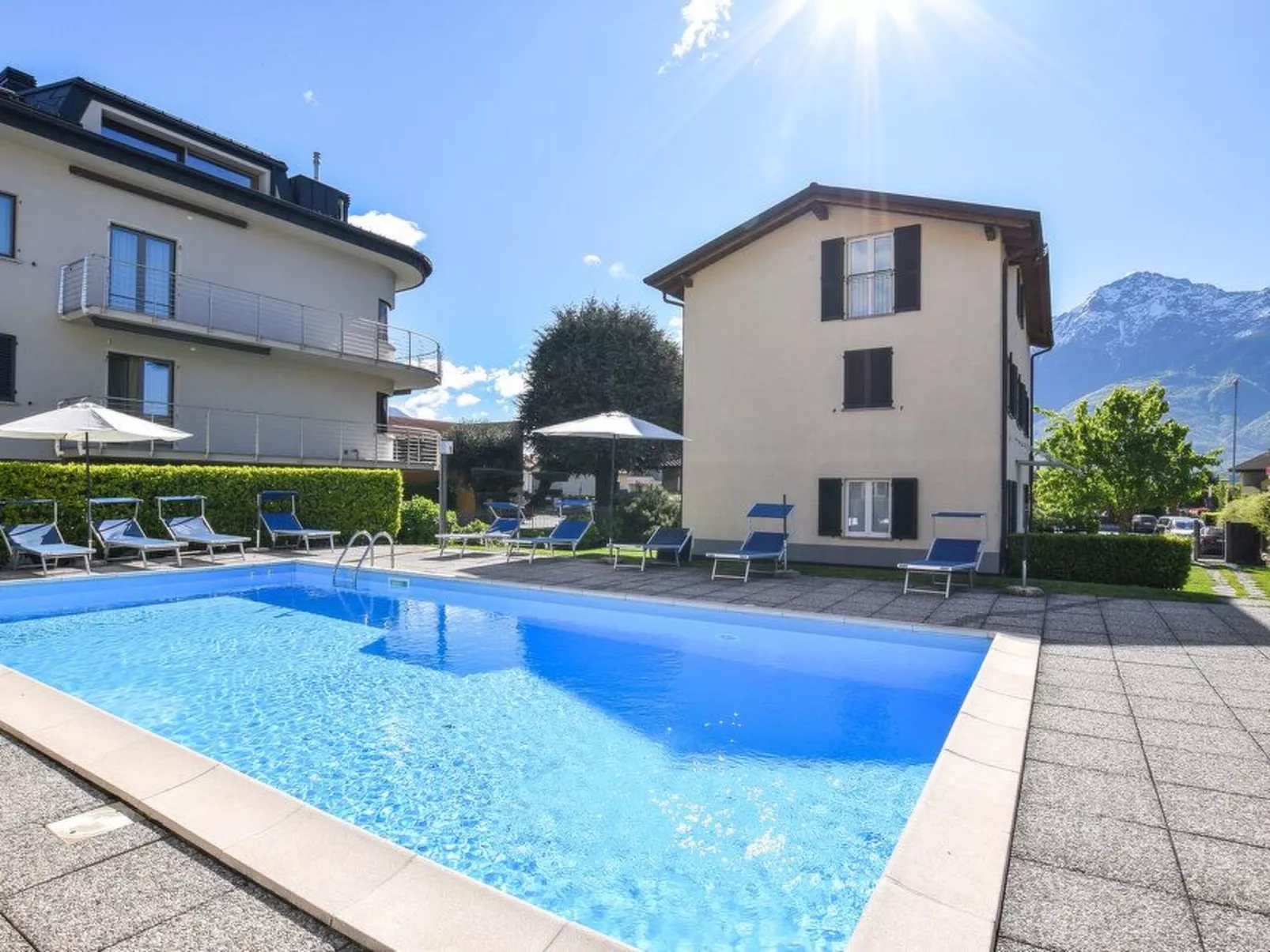 Wohnung in Domaso mit privatem Parkplatz-Outside