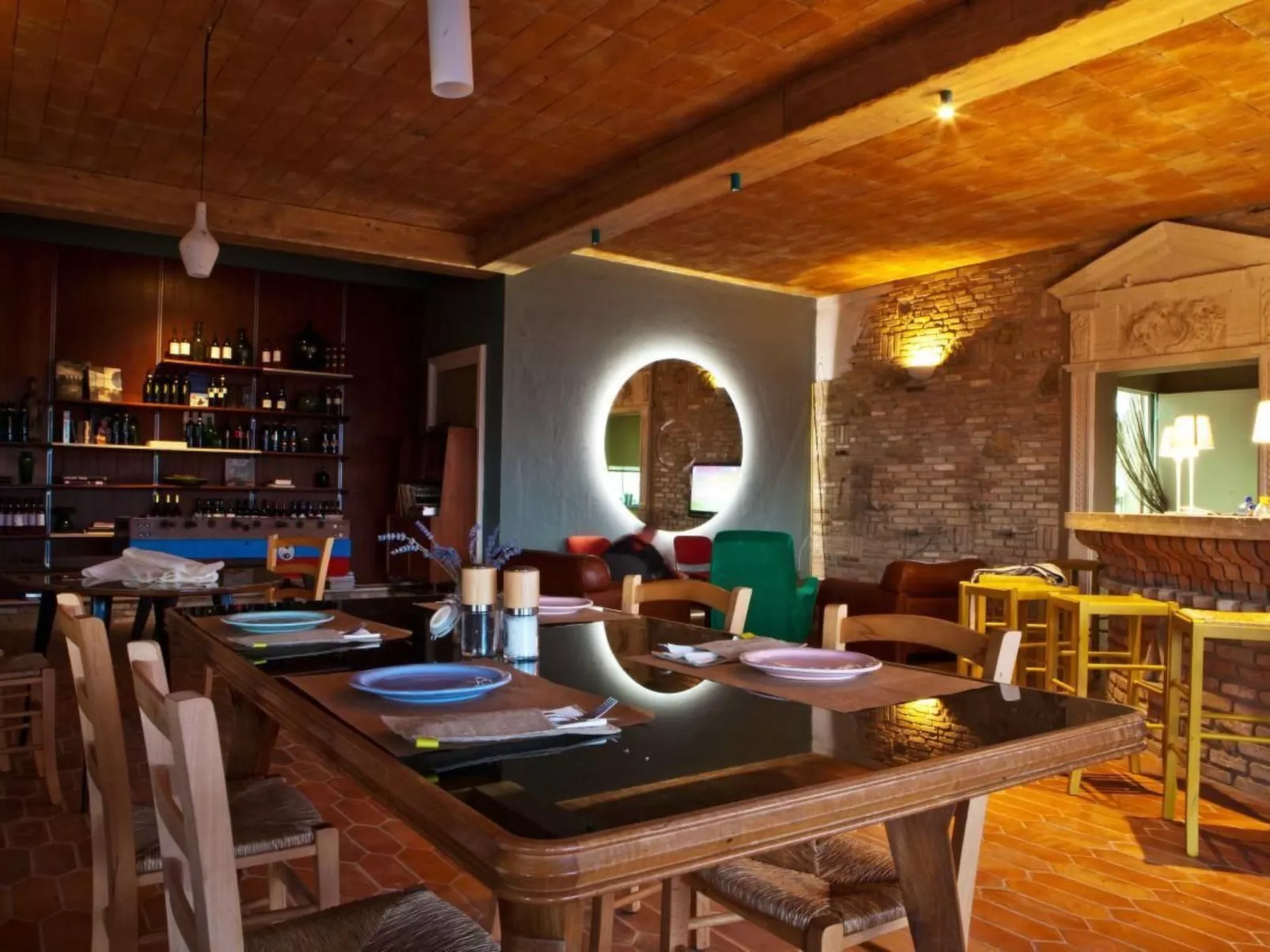 Wohnung "Villa Famiglia" mit Pool-Drinnen