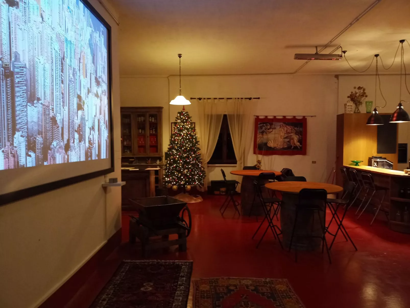 Flache Linde-Drinnen