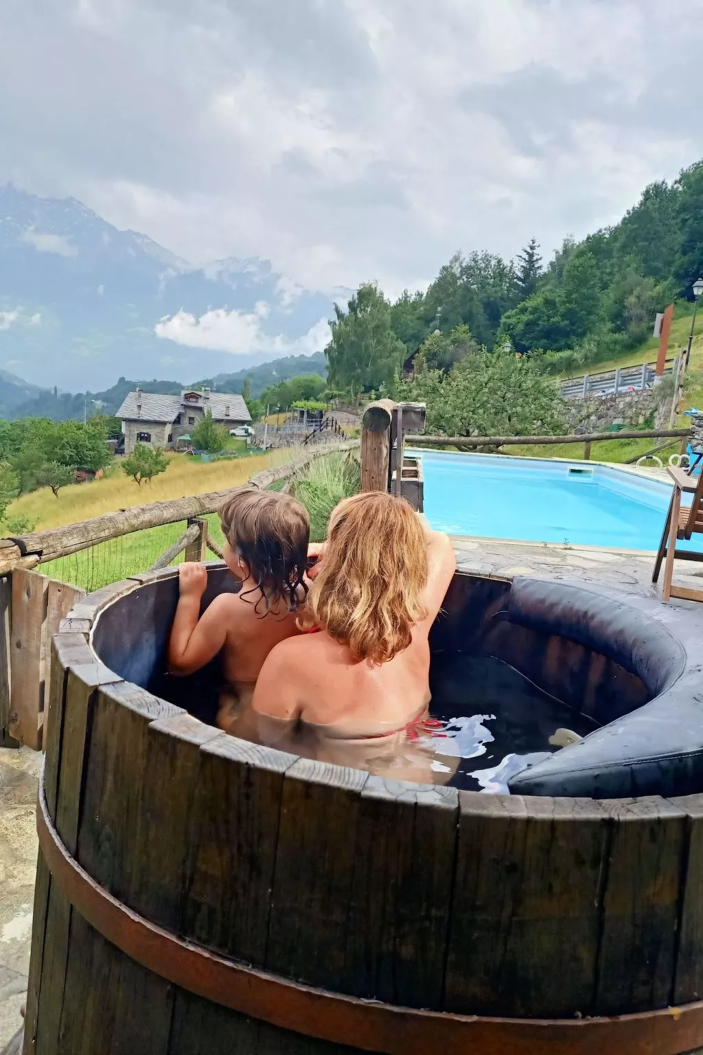 Drei-Zimmer-Wohnung La Mucca in Gignod-Outside