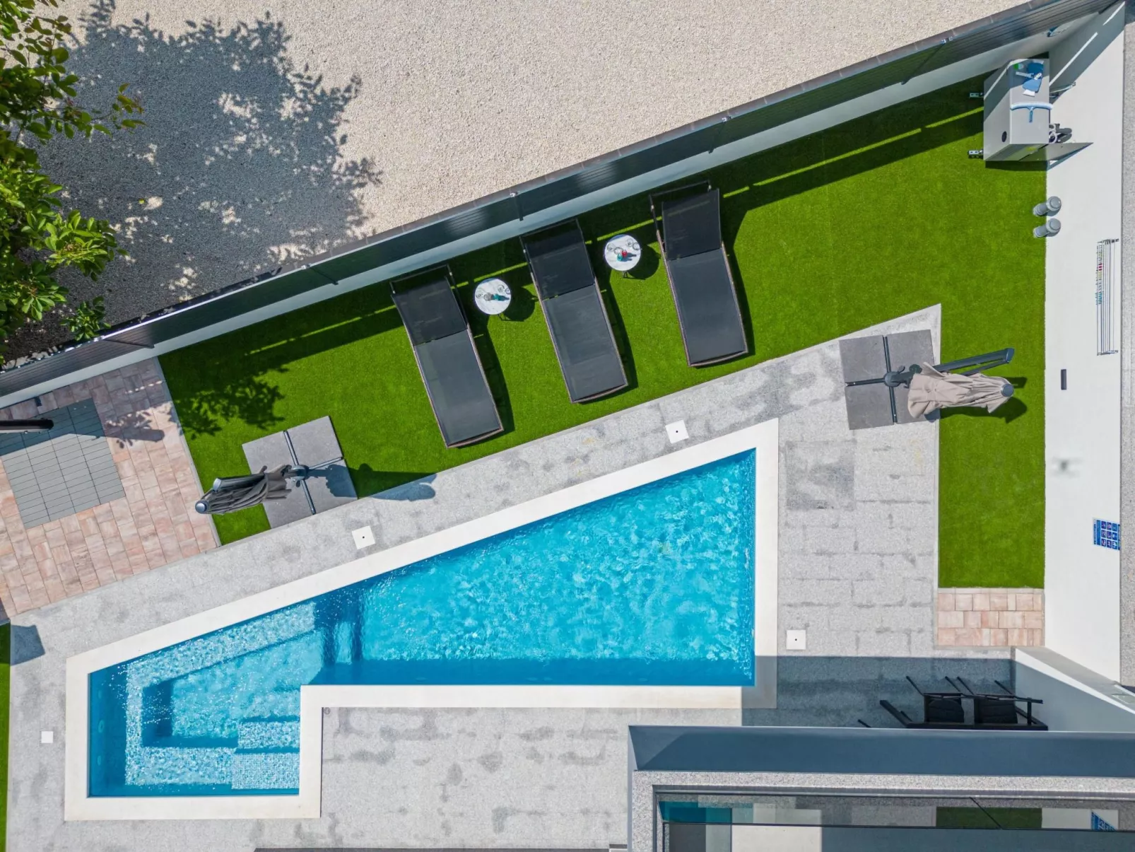 Apartment Rose mit privatem Pool-Outside