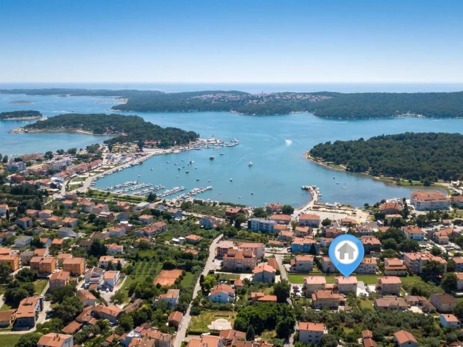 Für 7 Personen ca. 100 m&sup2; in Medulin, Istrien (Medulin und Umgebung)-Outside