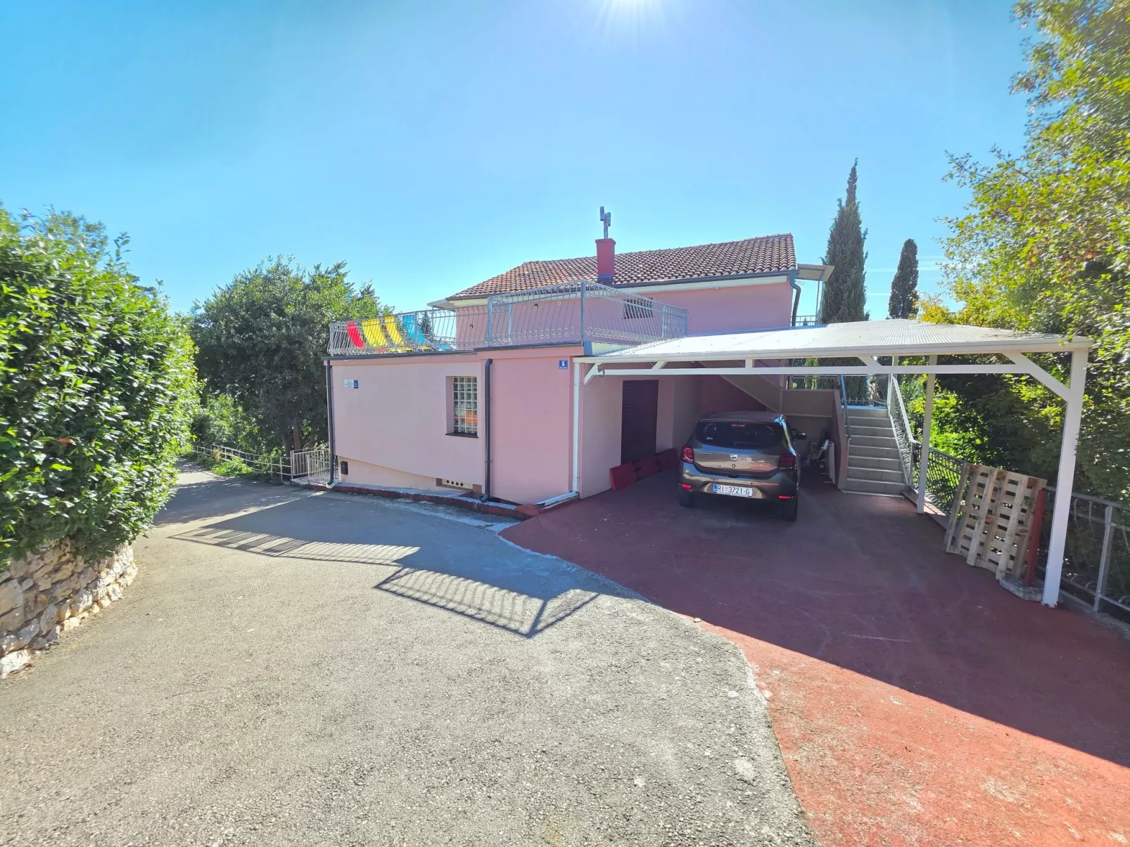 Wohnung 150m vom Sandstrand-Draußen