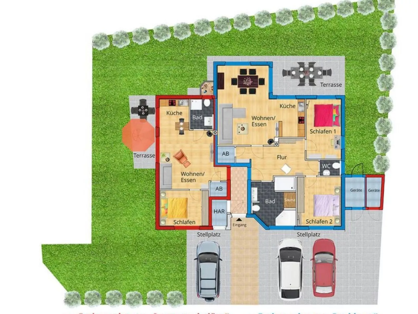 Gesamte Wohnung in Burhave mit Eigener Terrasse-Drinnen