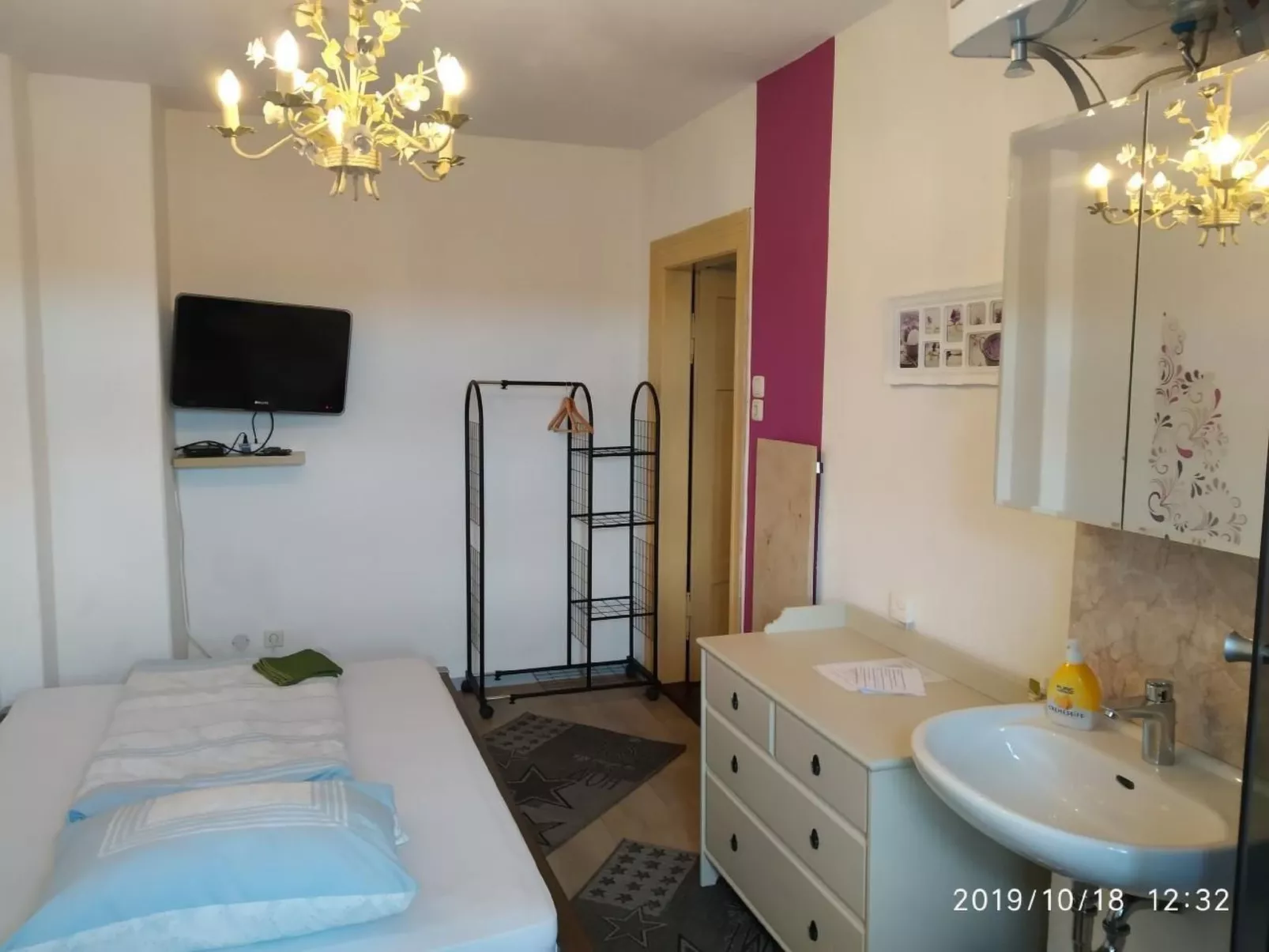 Appartement in Siebenlehn mit Grill und Terrasse-Dedans