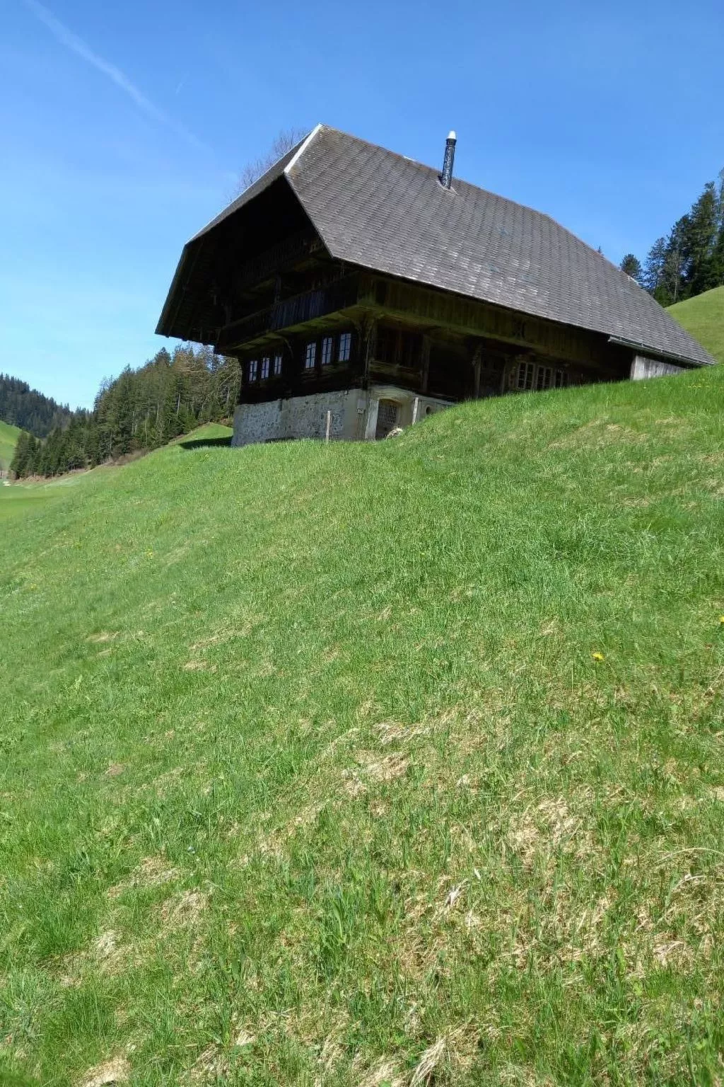 Antikes Ferienhaus-Dehors