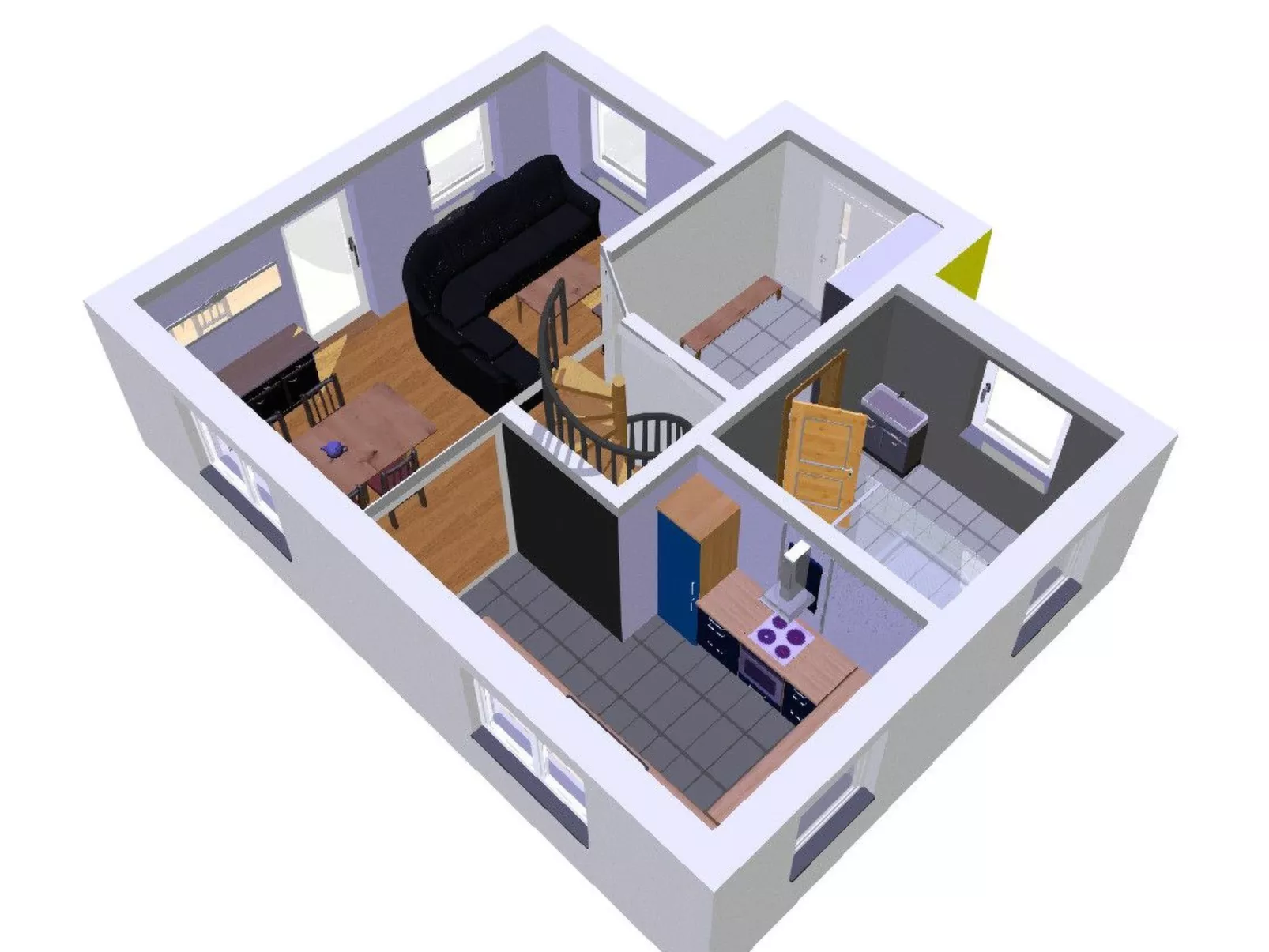 FH Salzhaff-Urlaub-Inside