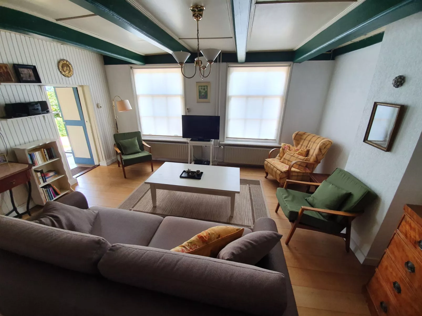 Charmantes Ferienhaus in Gapinge mit Großem Garten-Drinnen