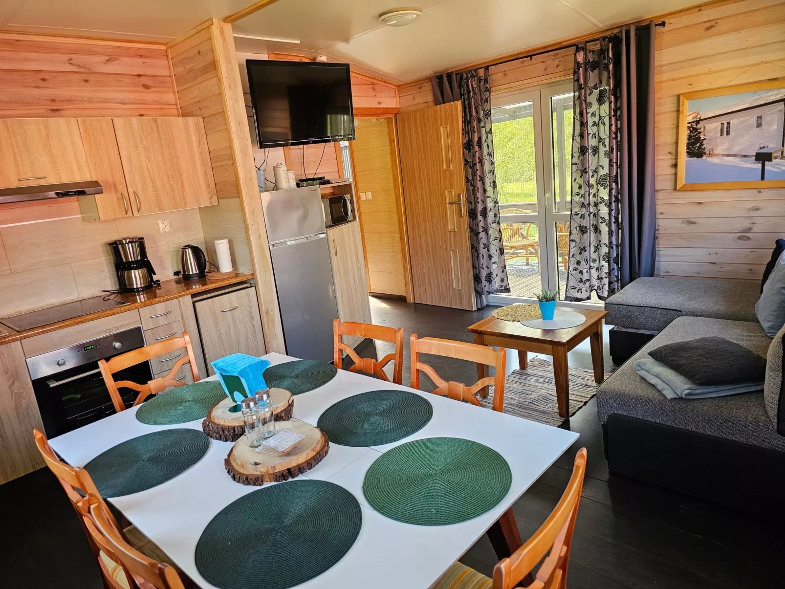 Ganzjahreshäuschen - blau-Inside