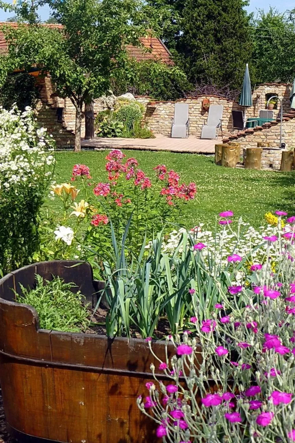 Appartement in Bad Bayersoien mit Großem Garten-Outside