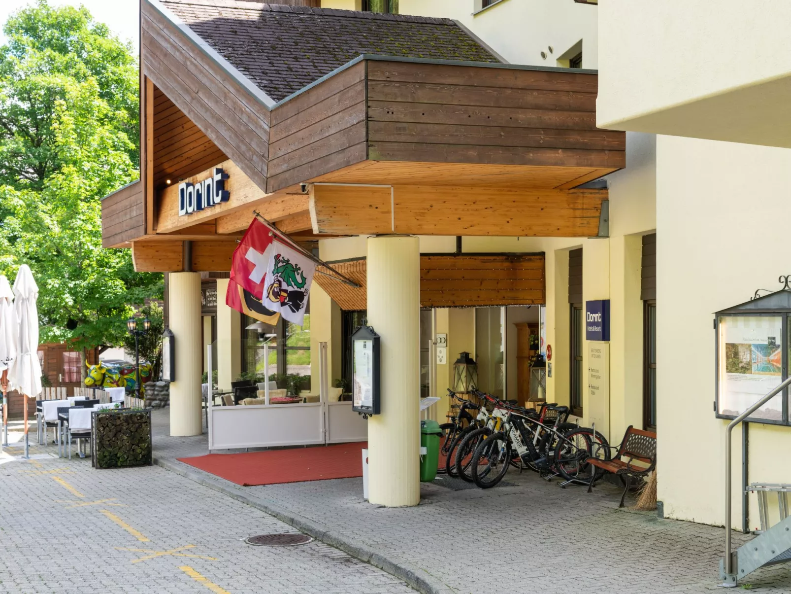 Wohnung Edelweiss direkt in 4 Sterne Hotel-Outside