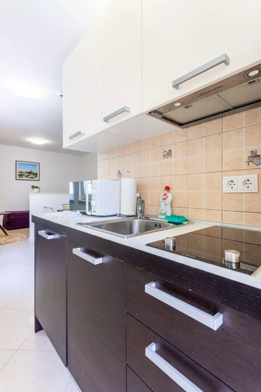 Geräumige Ferienwohnung mit privatem Sonnenbalkon-Dedans