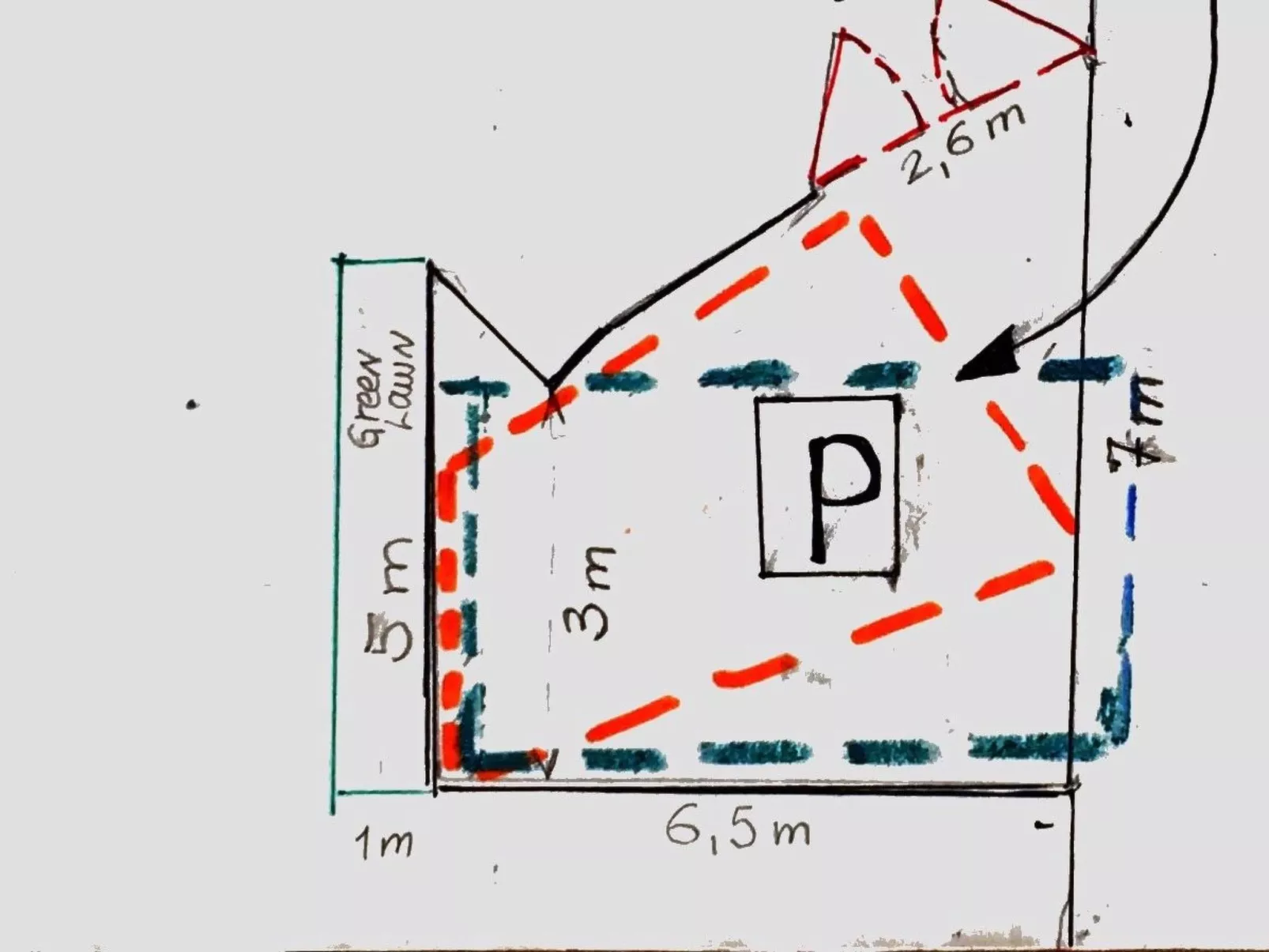 "Penthouse" mit Blick auf das Wasser-Draußen